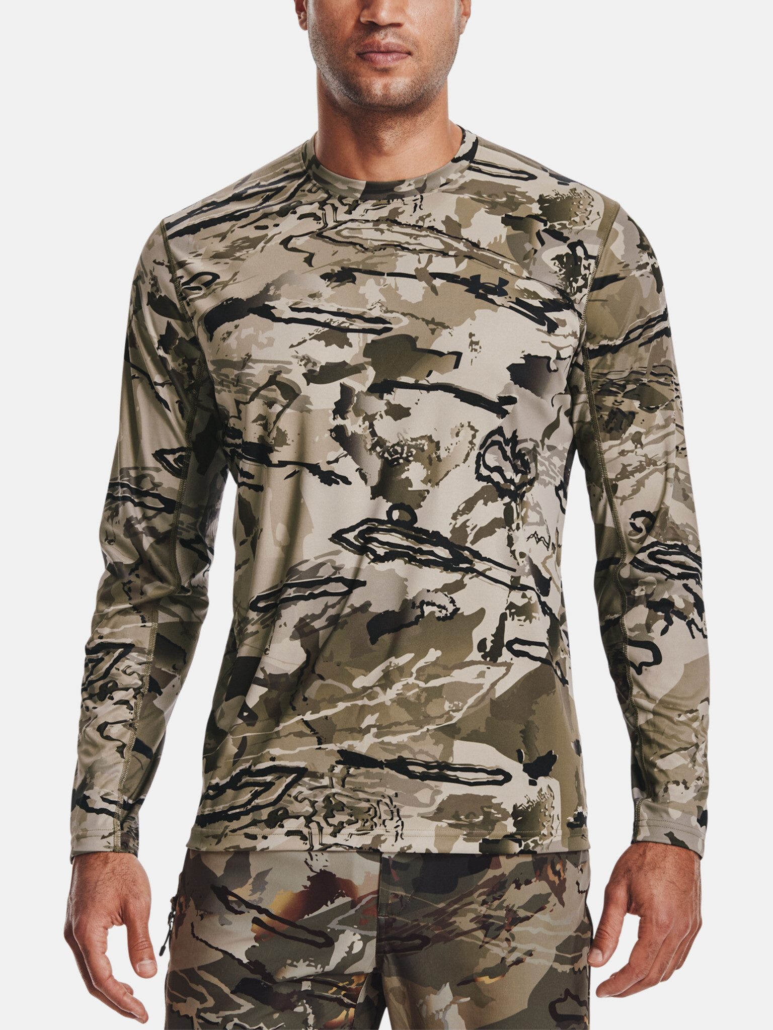 Under Armour UA Iso-Chill Brush Line LS T-shirt Kafyav - Pepit.bg