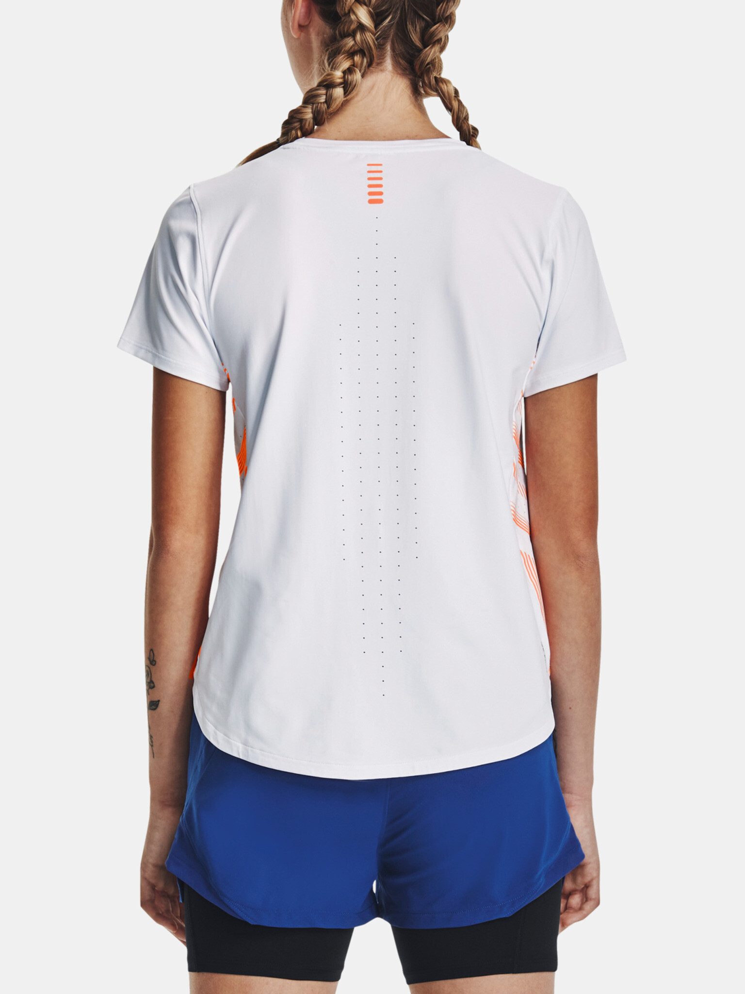 Under Armour UA Iso-Chill Laser T-shirt Byal - Pepit.bg