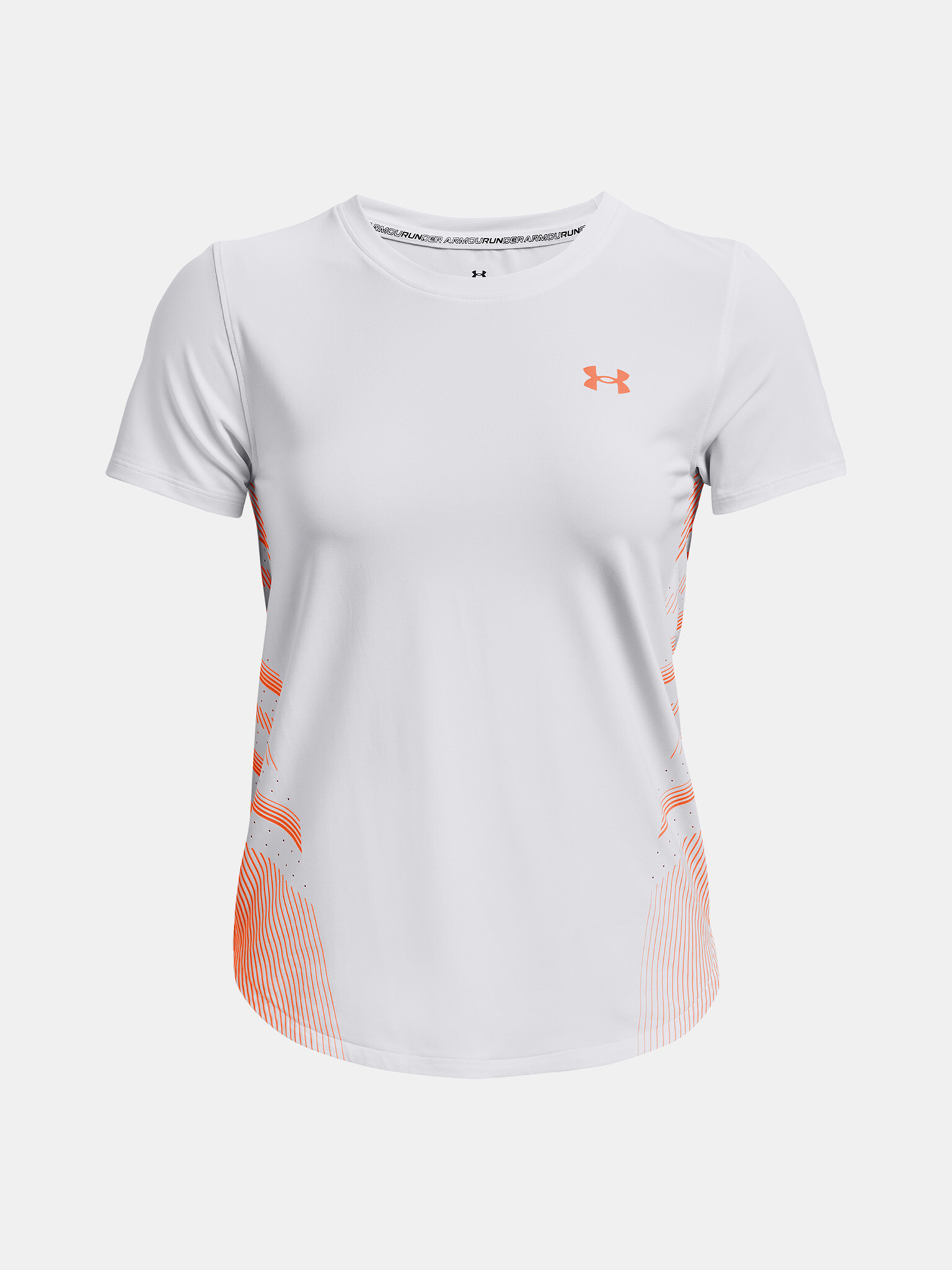 Under Armour UA Iso-Chill Laser T-shirt Byal - Pepit.bg