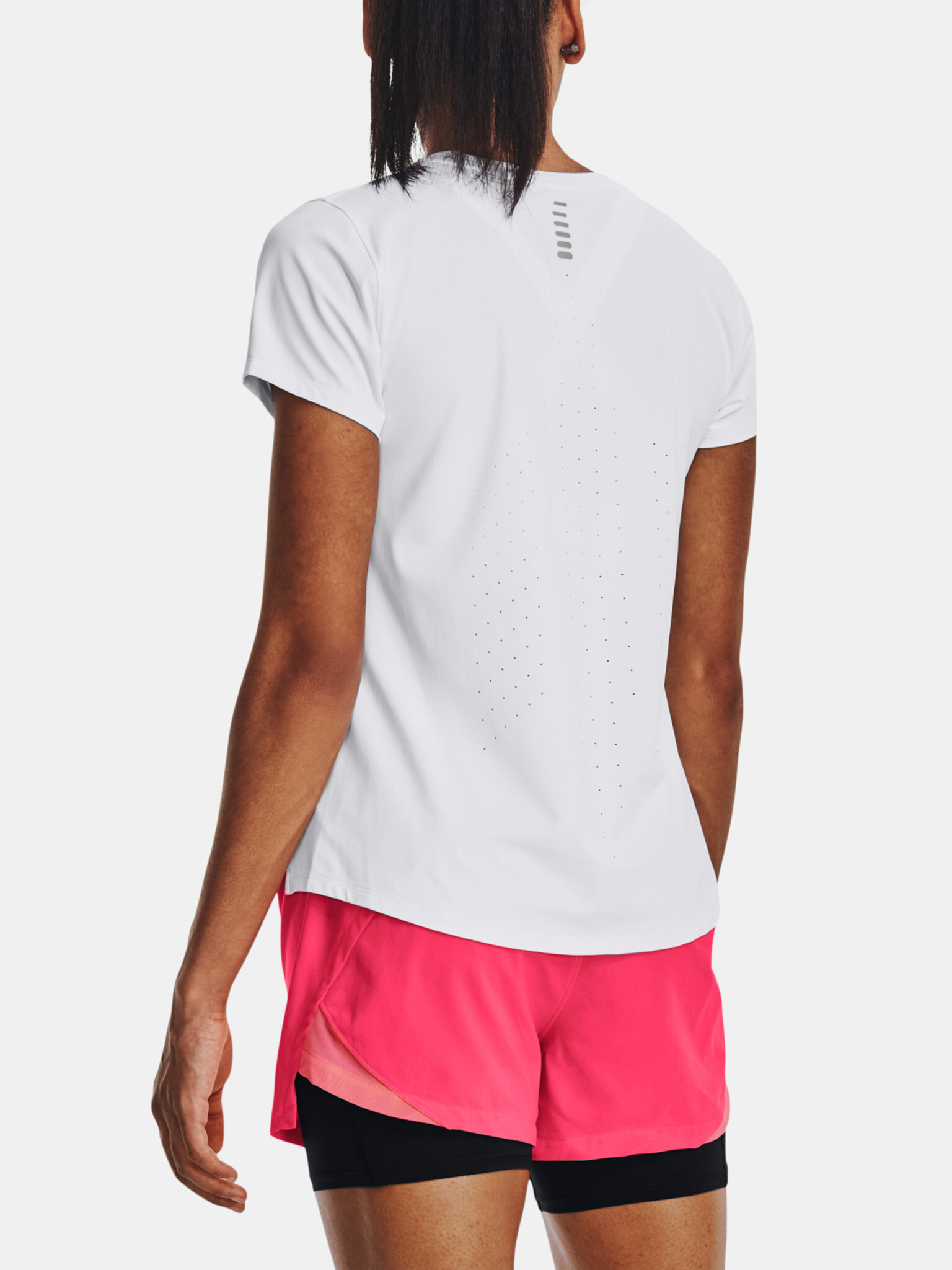 Under Armour UA Iso-Chill Laser T-shirt Byal - Pepit.bg