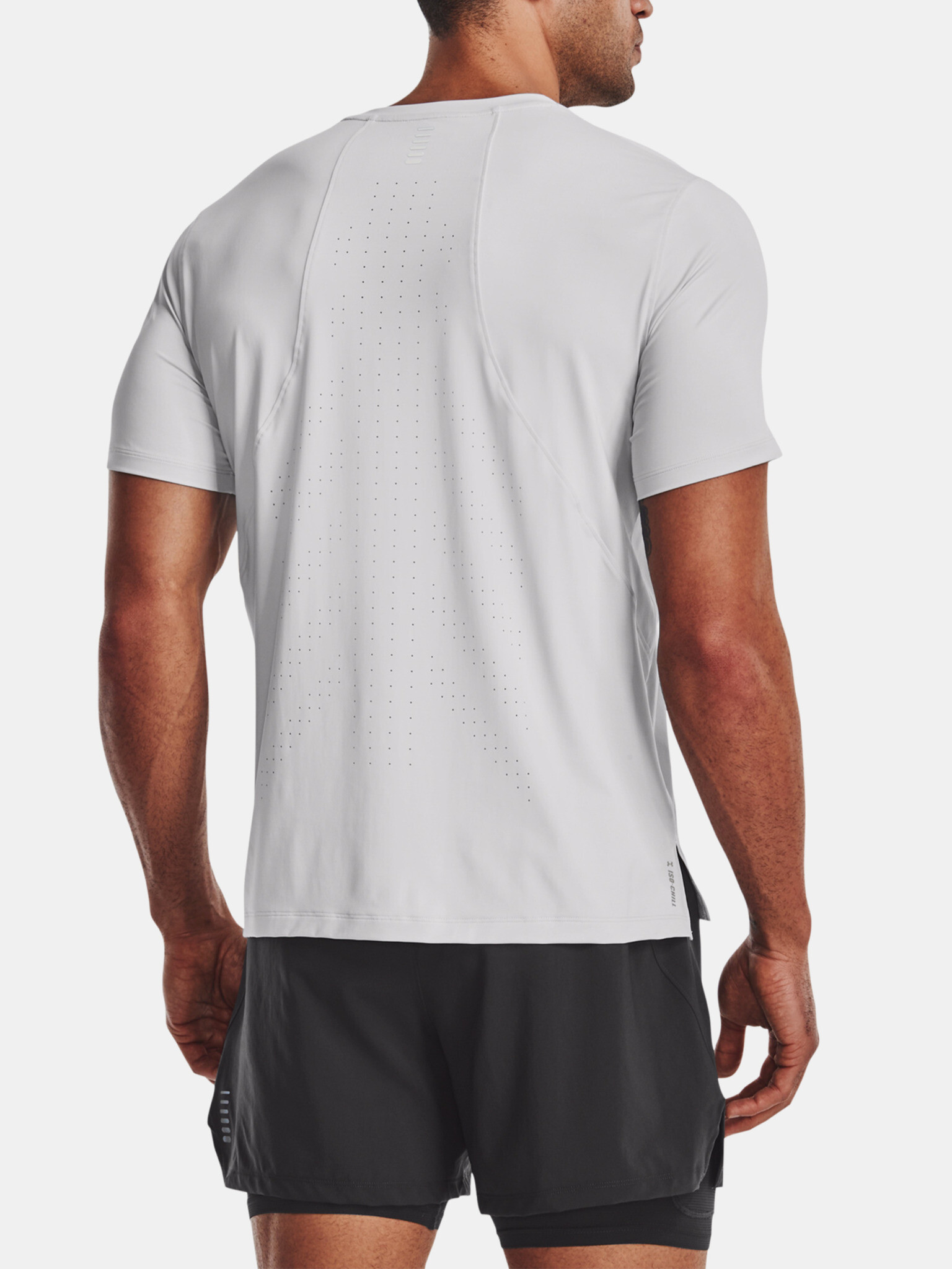 Under Armour UA Iso-Chill Laser T-shirt Siv - Pepit.bg