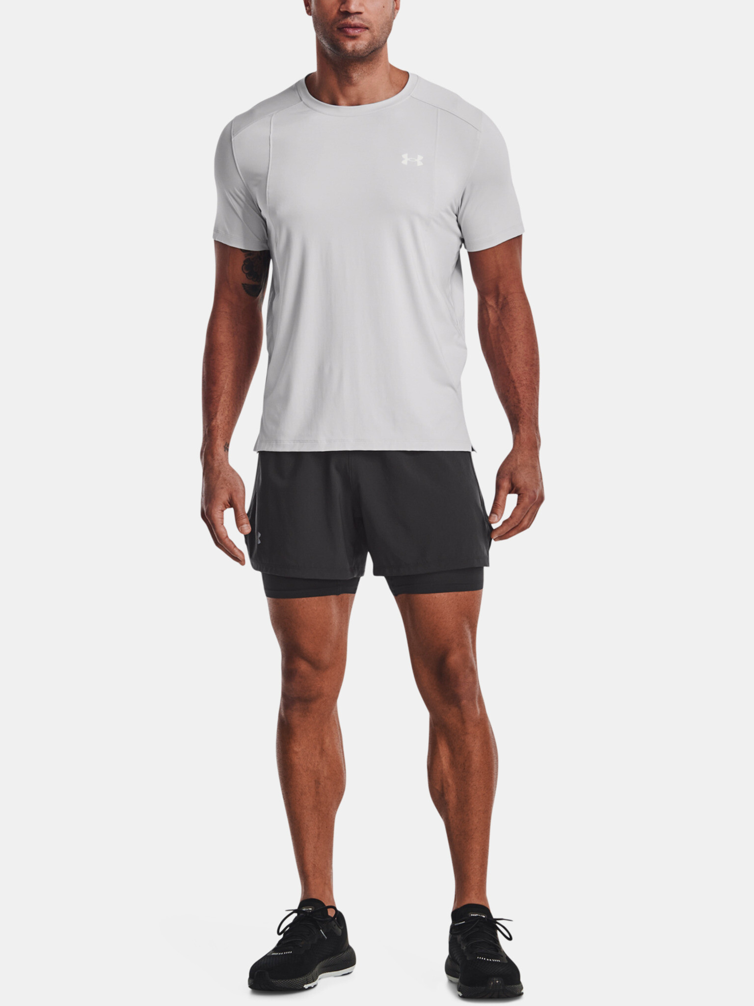 Under Armour UA Iso-Chill Laser T-shirt Siv - Pepit.bg