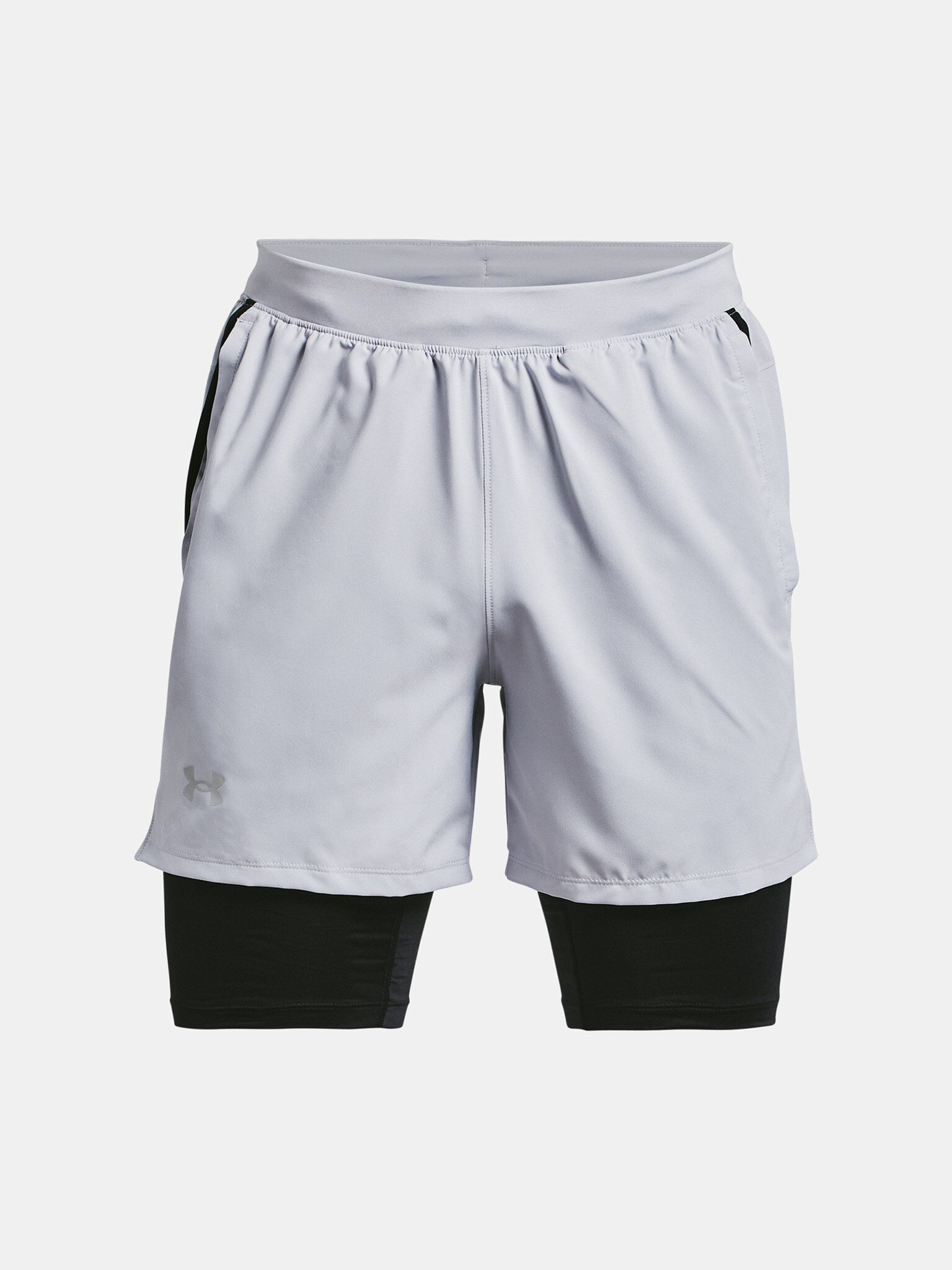 Under Armour UA Launch 5'' 2-In-1 Къси панталони Siv - Pepit.bg