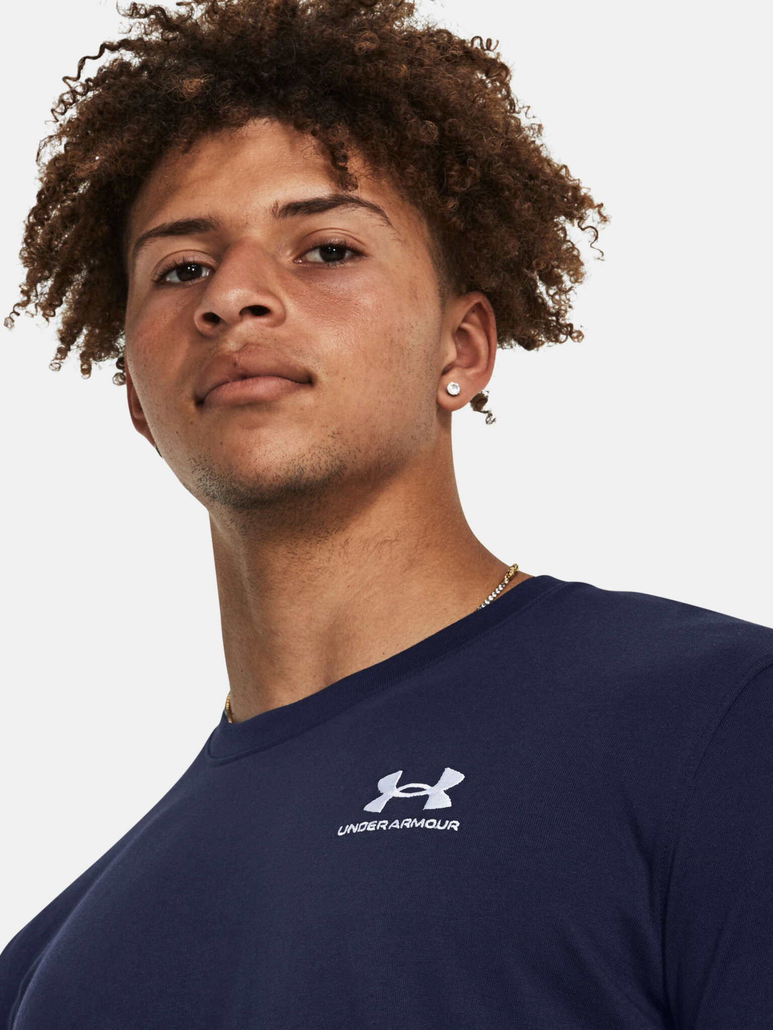 Under Armour UA M Logo EMB Heavyweight SS T-shirt Sin - Pepit.bg