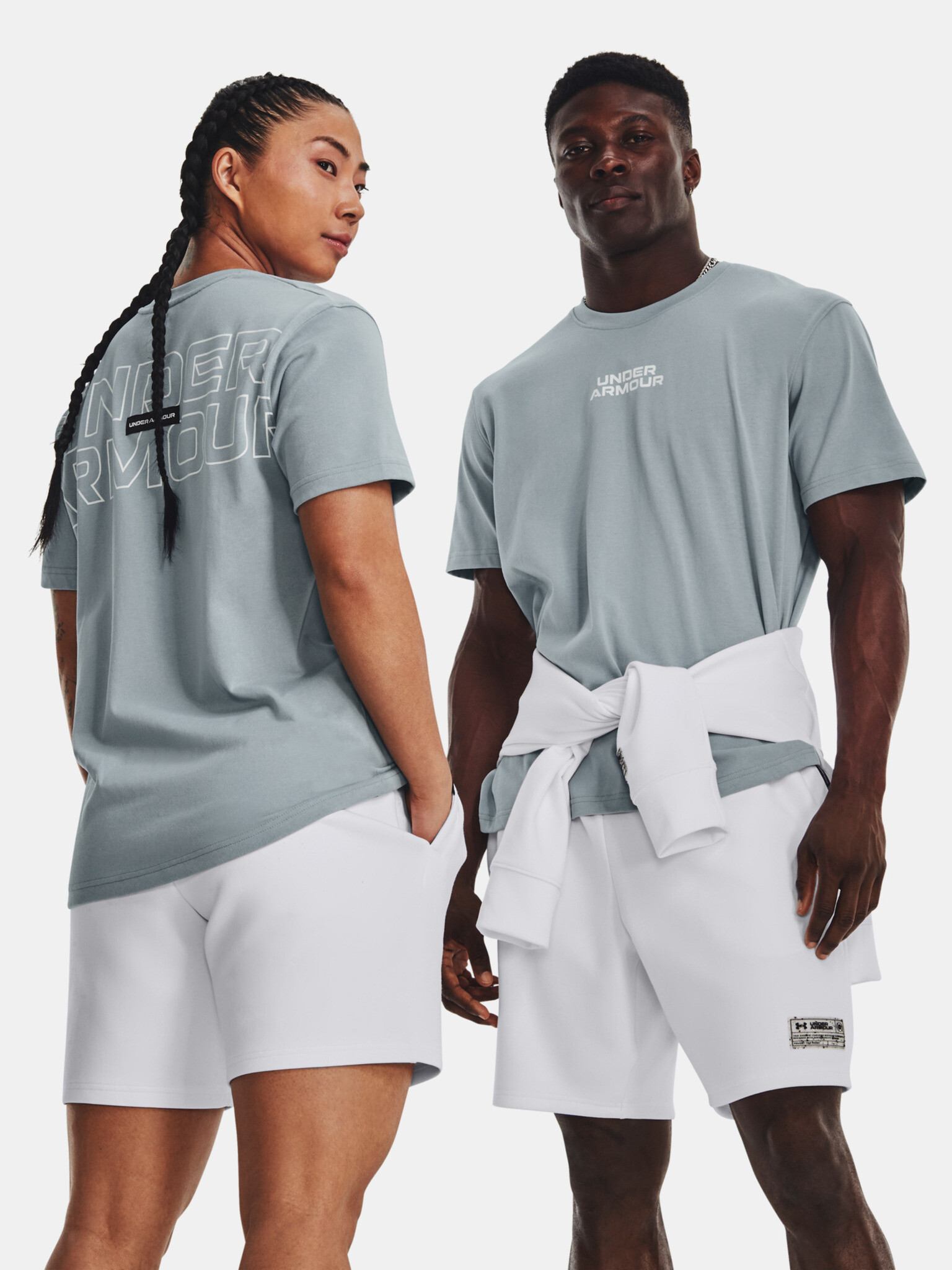 Under Armour UA Outline Heavyweight SS T-shirt Sin - Pepit.bg