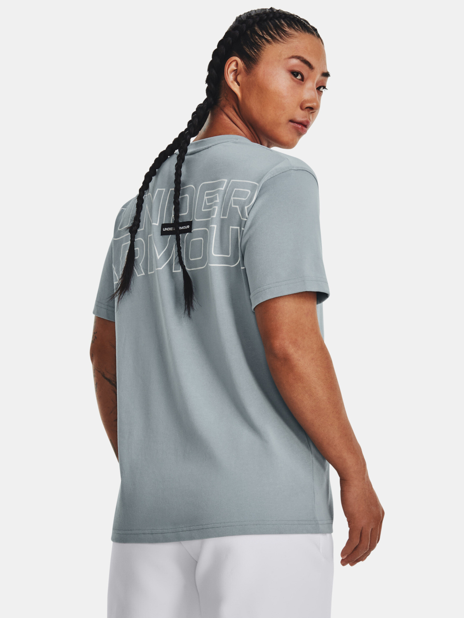 Under Armour UA Outline Heavyweight SS T-shirt Sin - Pepit.bg