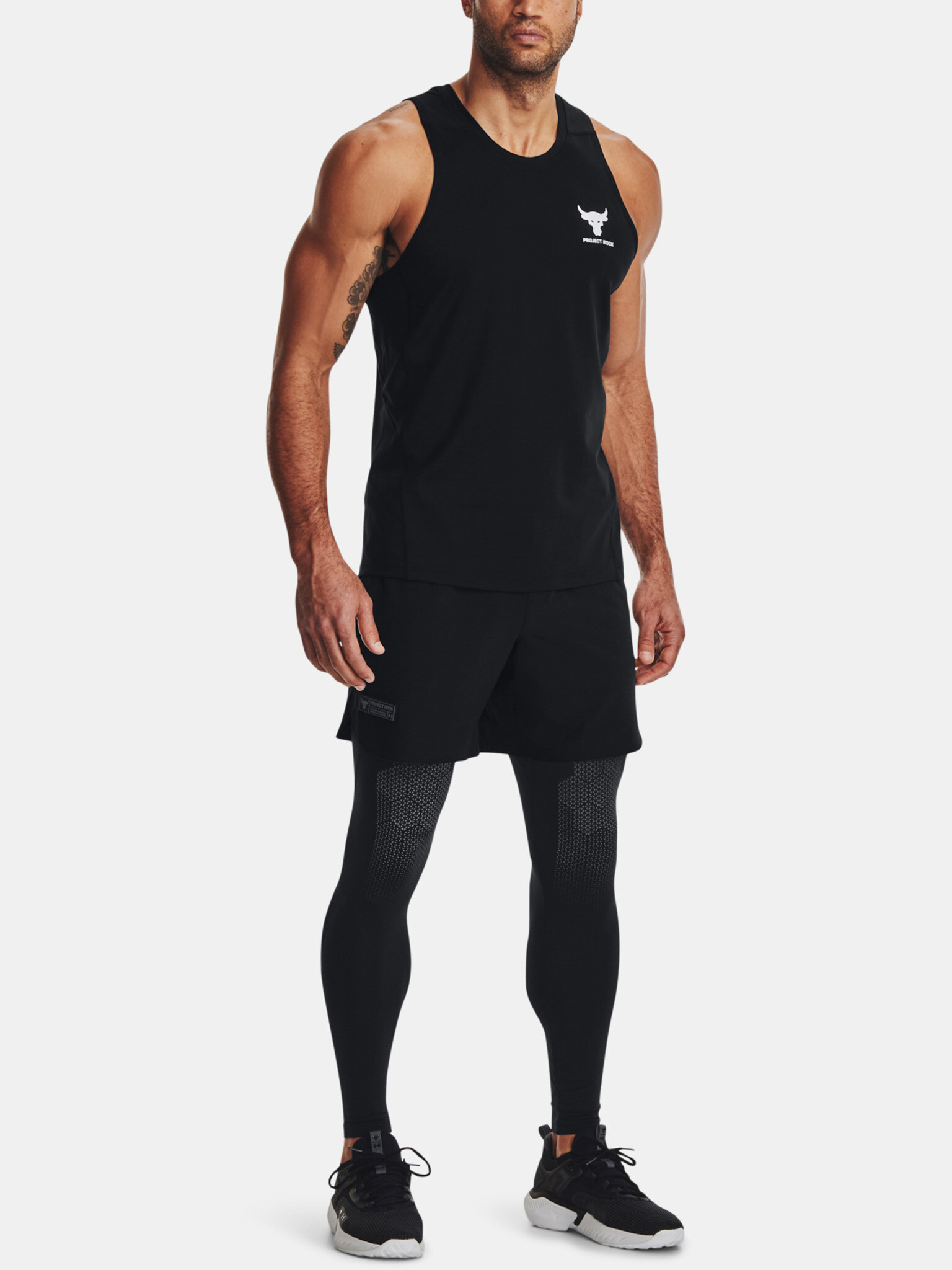 Under Armour UA Project Rock ArmourPrnt Ftd Tk Потник Cheren - Pepit.bg