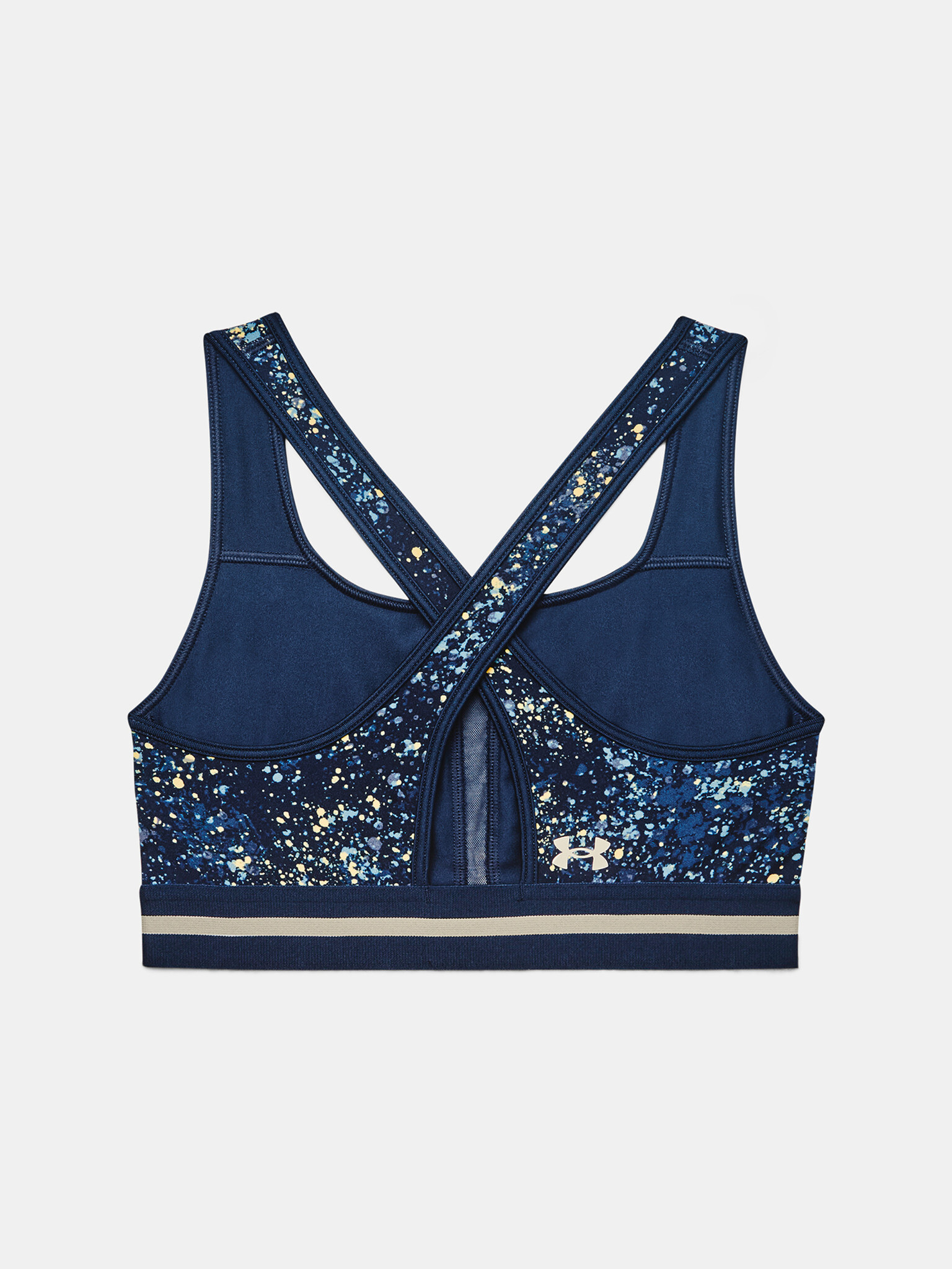 Under Armour UA Project Rock Bra Printed Cпортен Сутиен Sin - Pepit.bg