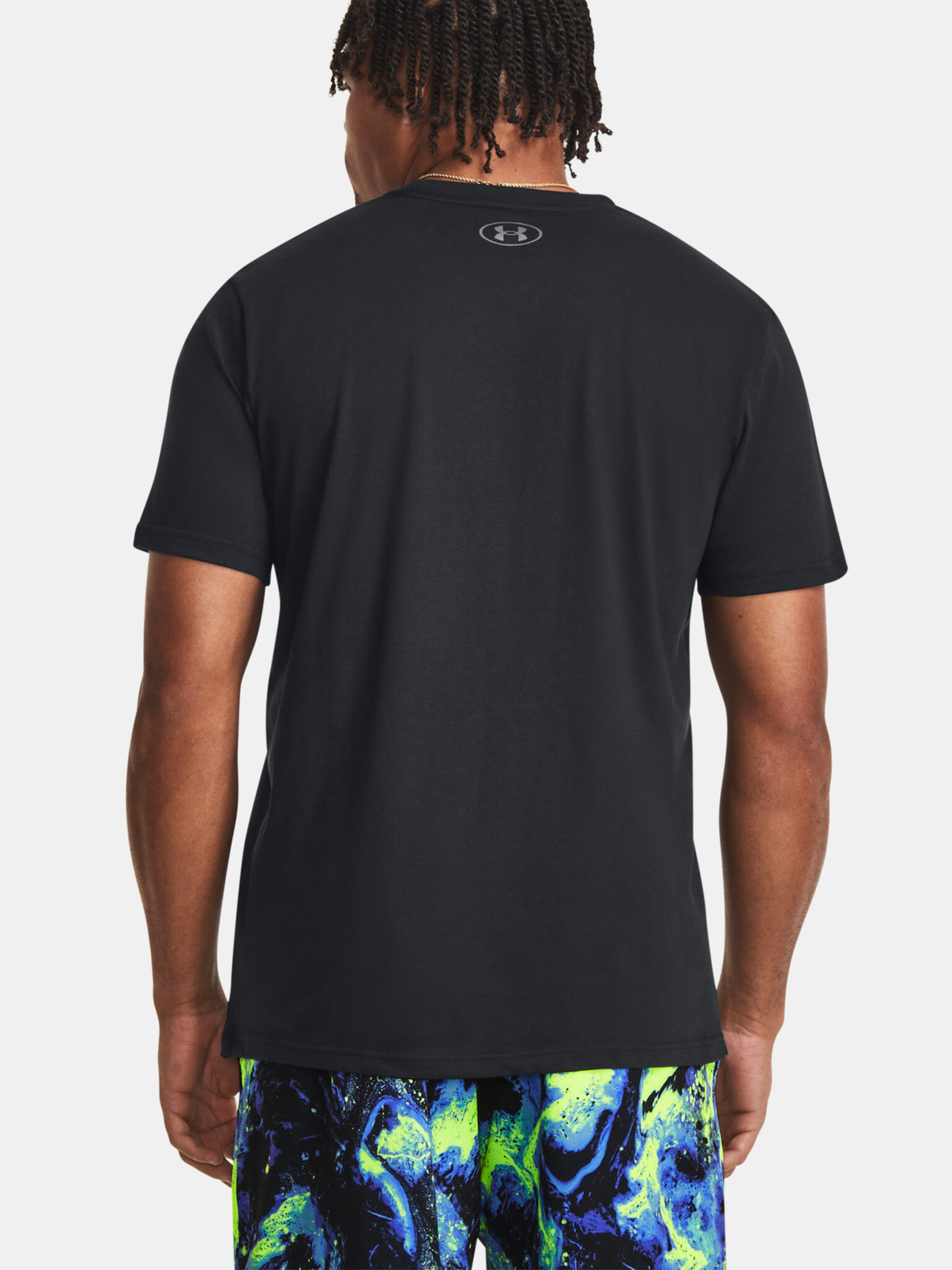 Under Armour UA Project Rock Brahma Bull SS T-shirt Cheren - Pepit.bg