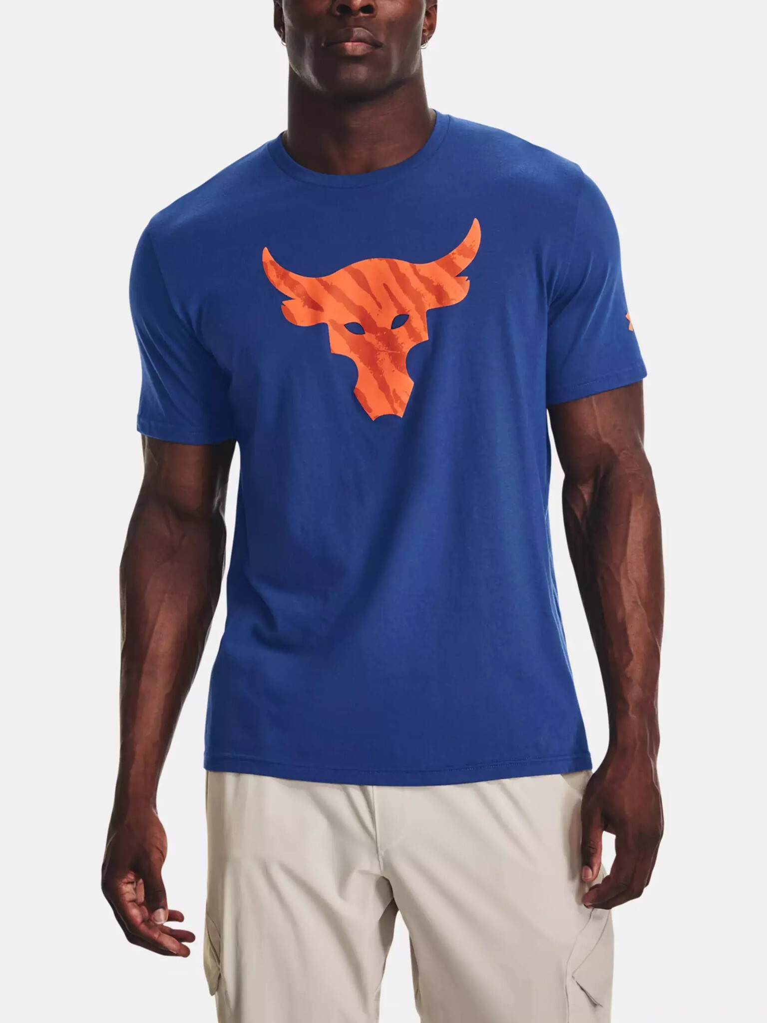 Under Armour UA Project Rock Brahma Bull T-shirt Sin - Pepit.bg