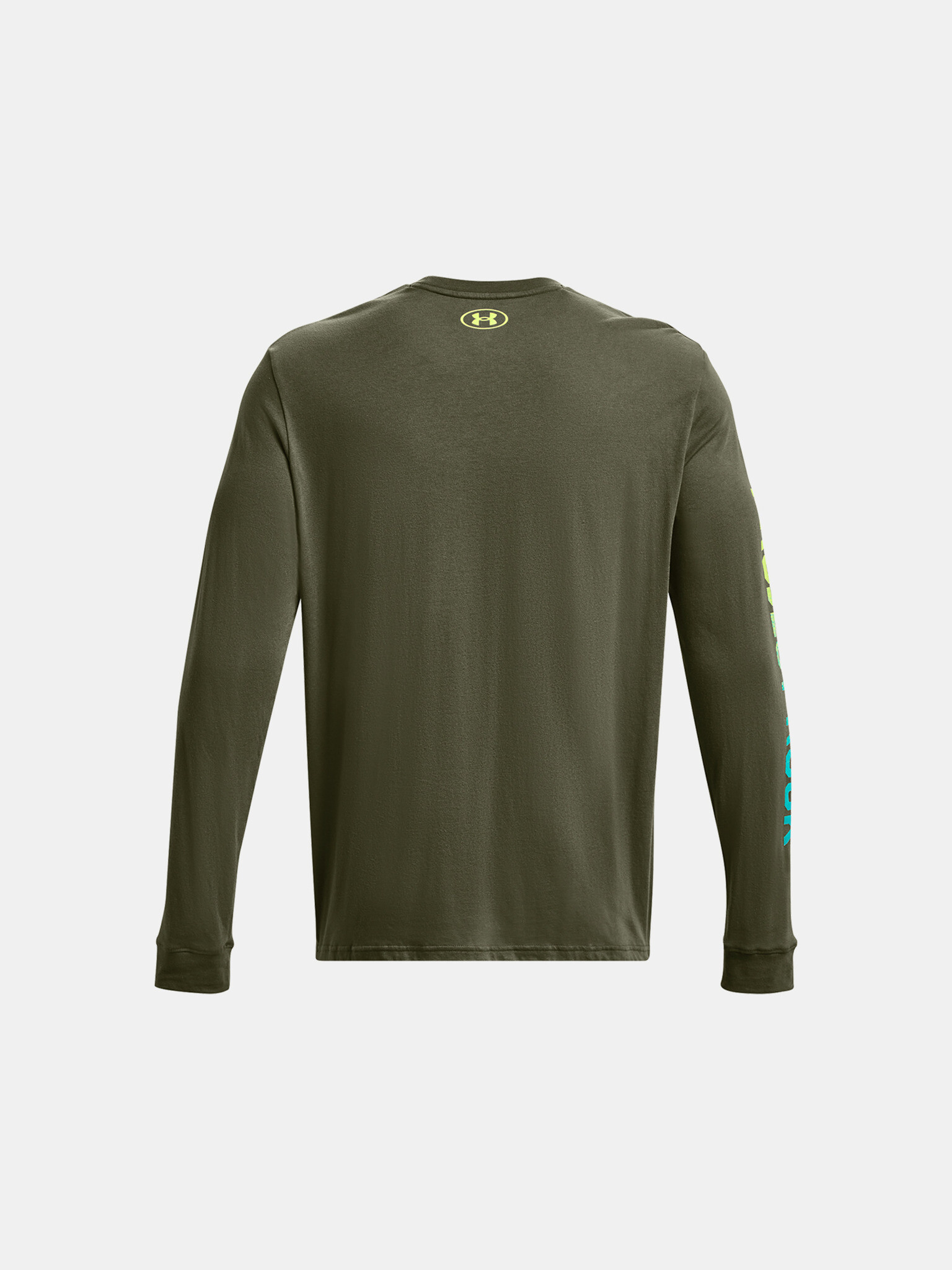 Under Armour UA Project Rock Brahma LS T-shirt Zelen - Pepit.bg