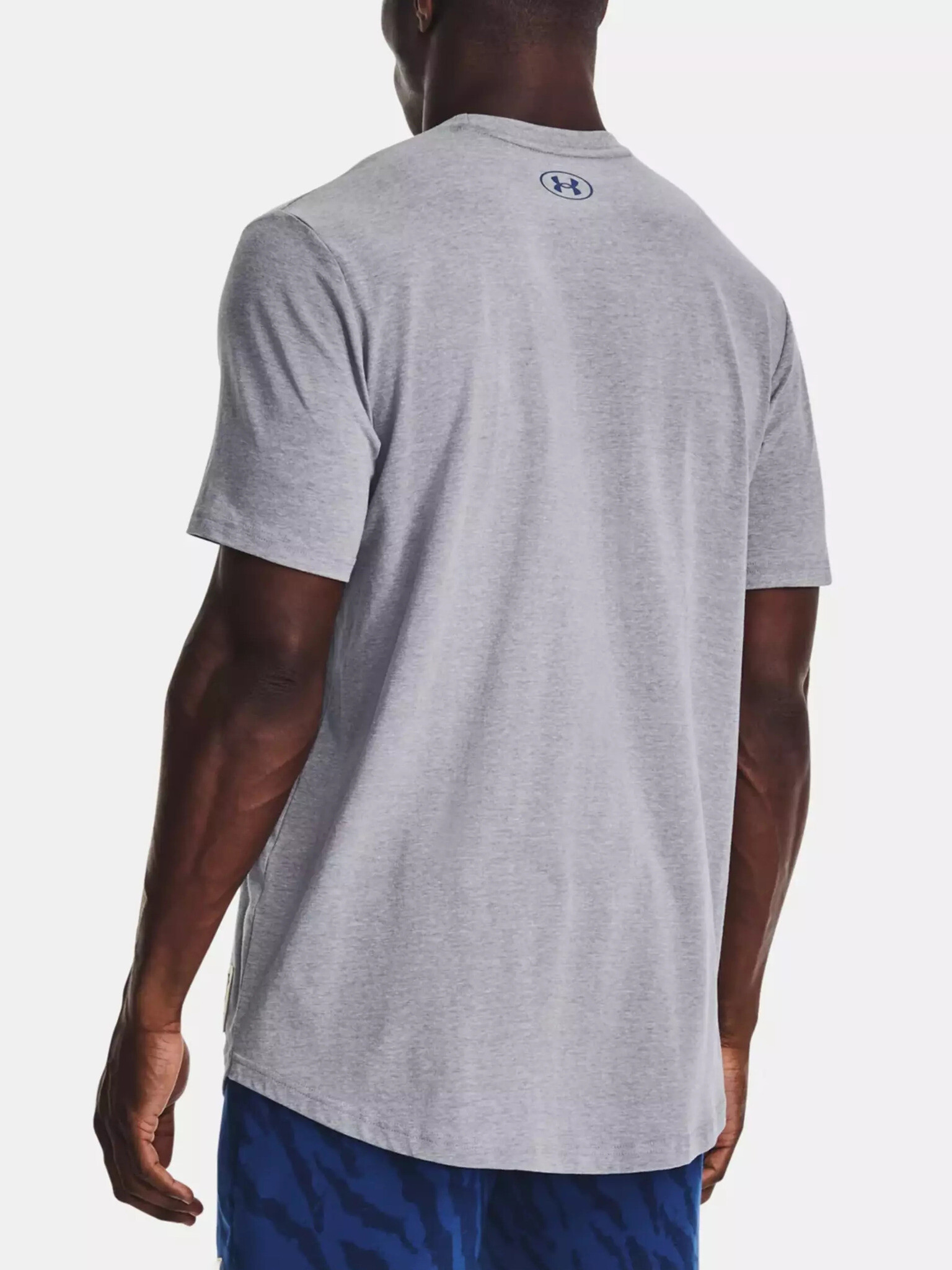 Under Armour UA Project Rock Champ T-shirt Siv - Pepit.bg