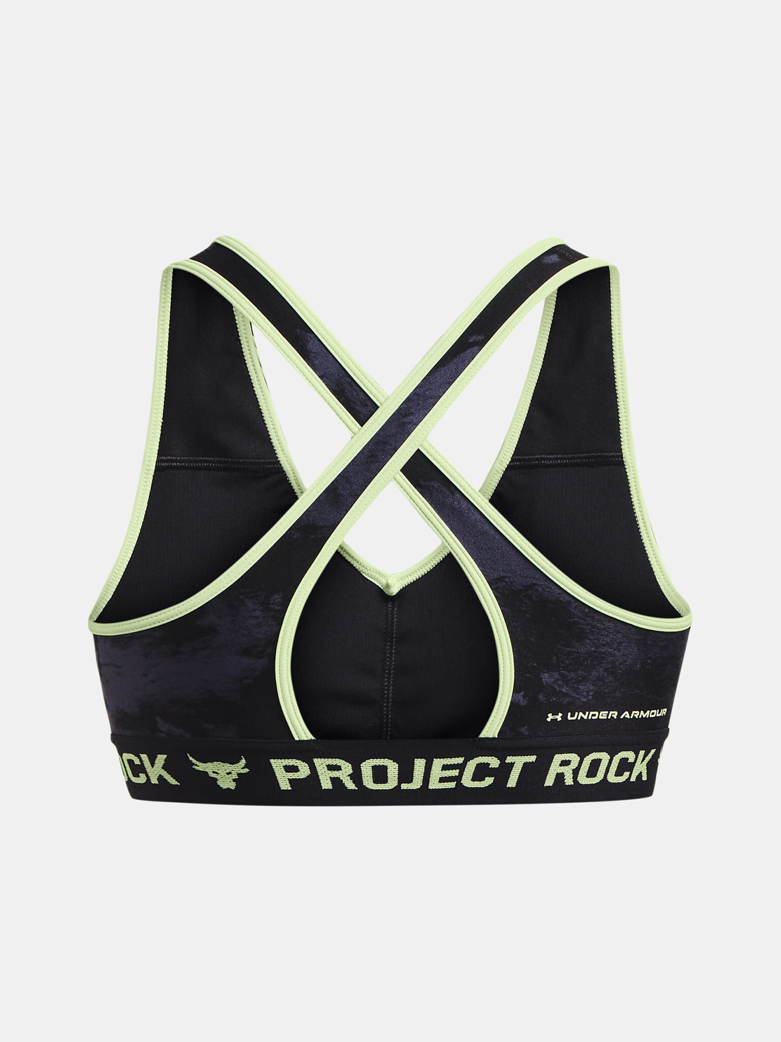 Under Armour UA Project Rock Crssbk Bra Print Cпортен Сутиен Cheren - Pepit.bg