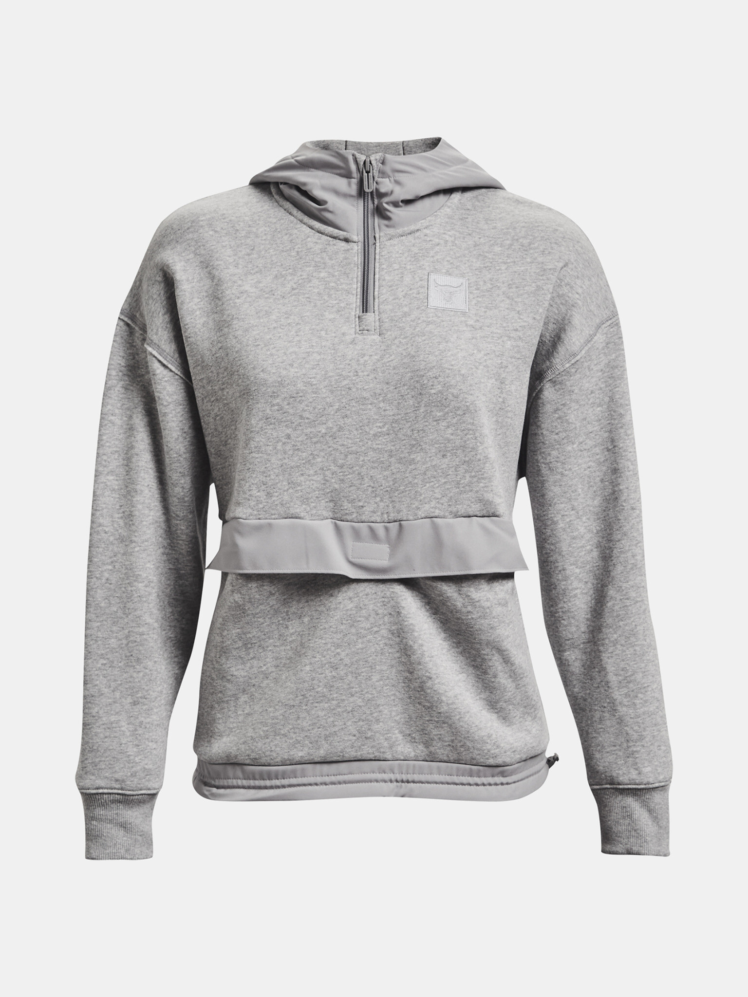 Under Armour UA Project Rock Fleece 1/4 Zip Sweatshirt Siv - Pepit.bg