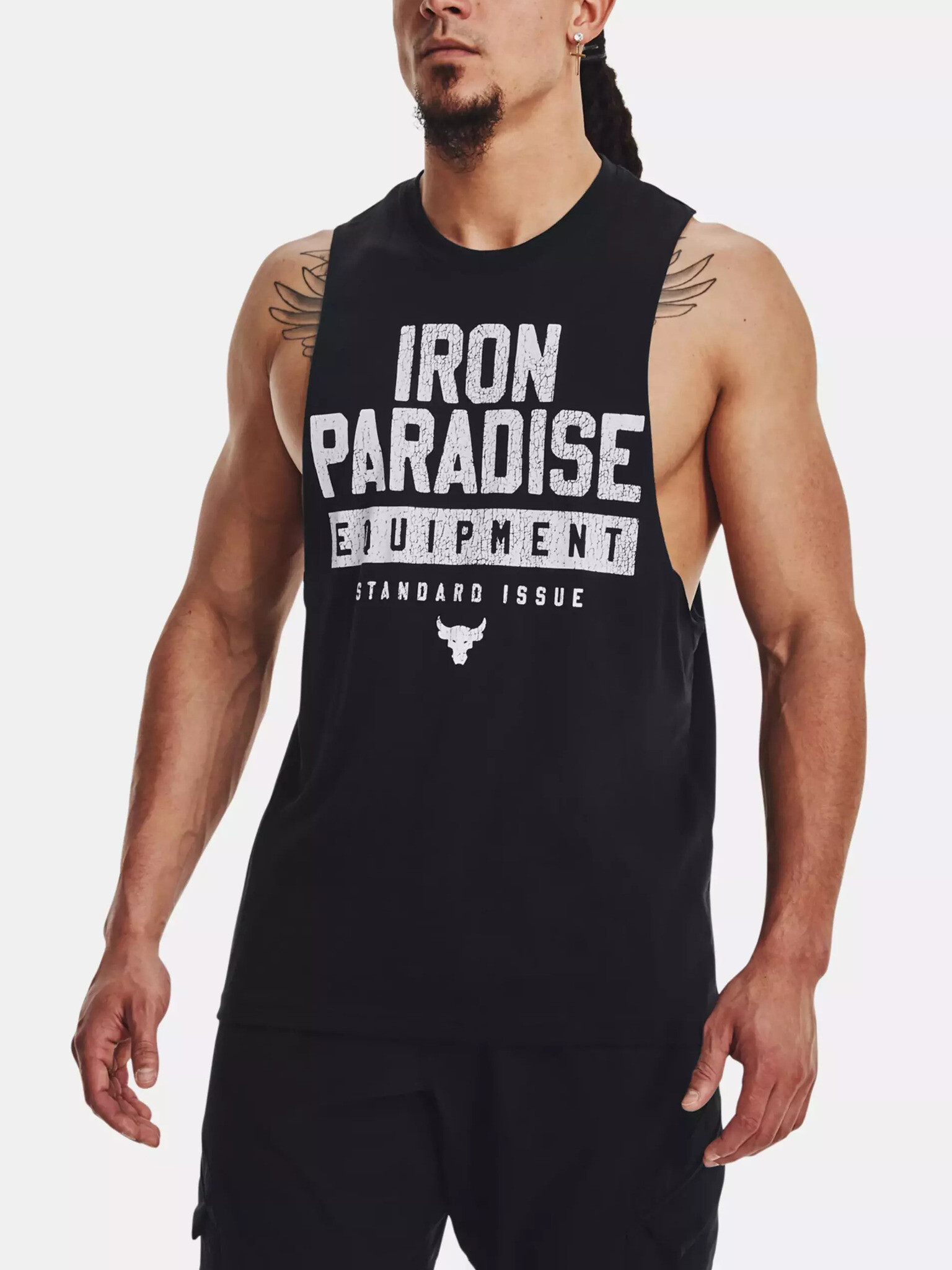 Under Armour UA Project Rock Iron Muscle Потник Cheren - Pepit.bg