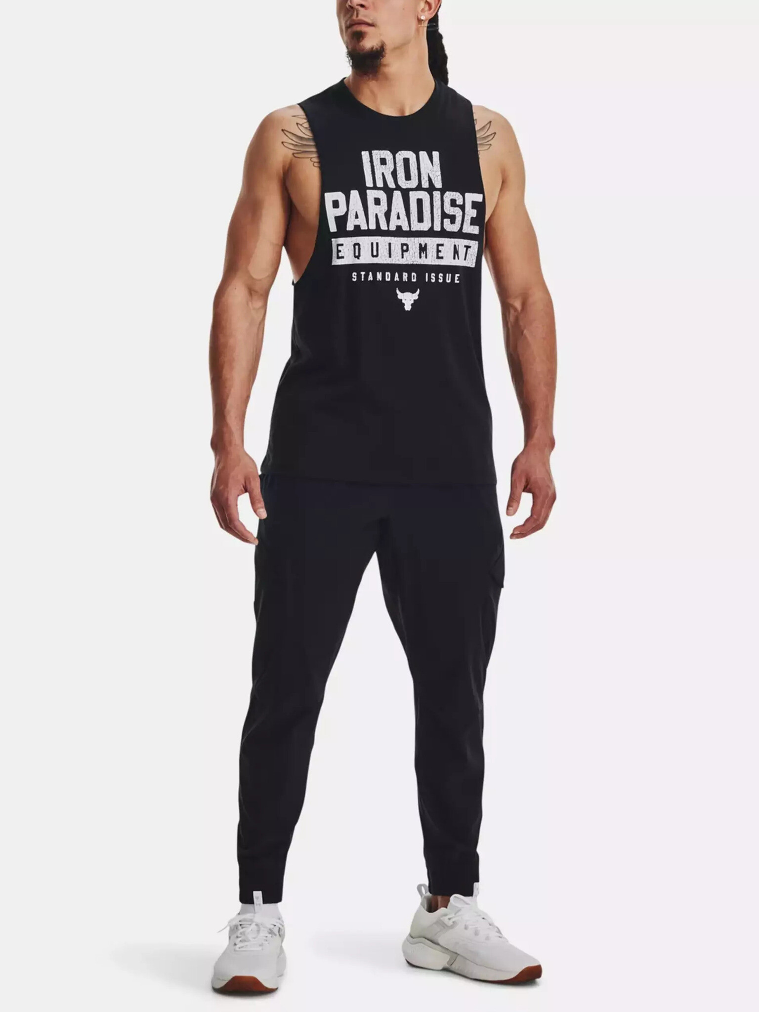 Under Armour UA Project Rock Iron Muscle Потник Cheren - Pepit.bg