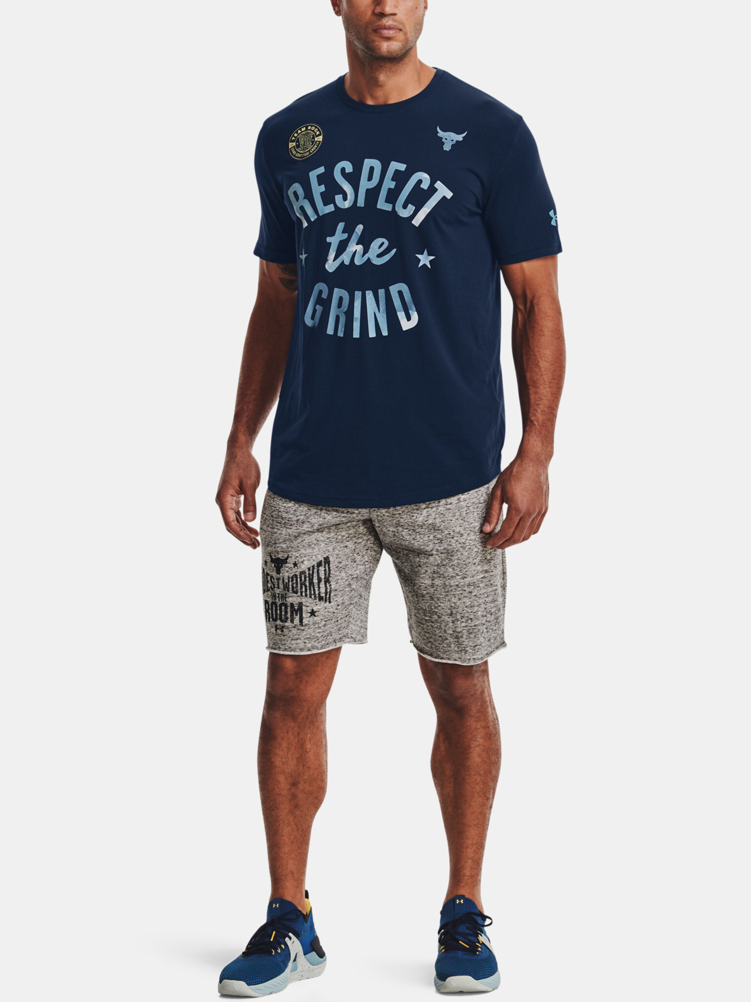 Under Armour UA Project Rock The Grind SS Тениска Sin - Pepit.bg