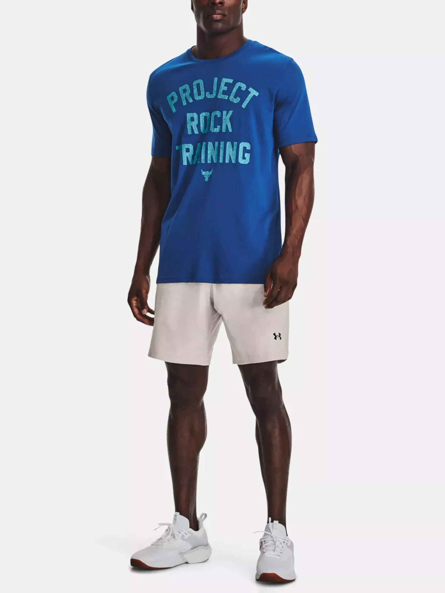 Under Armour UA Project Rock Training T-shirt Sin - Pepit.bg