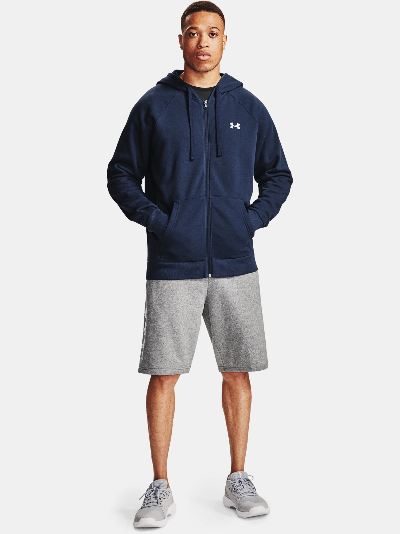 Under Armour UA Rival Cotton FZ Hoodie Sweatshirt Sin - Pepit.bg