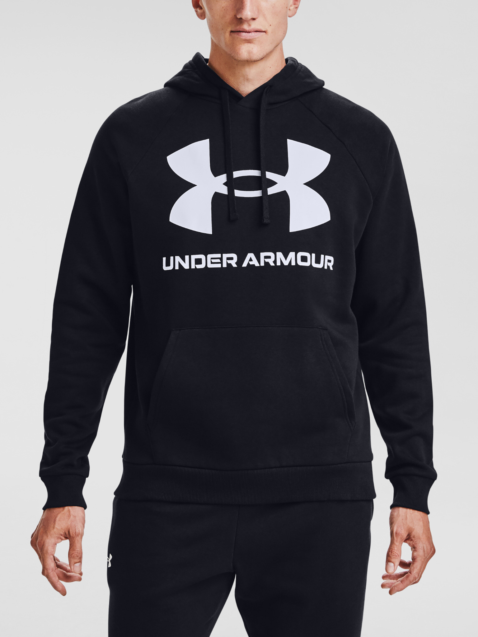 Under Armour UA Rival Fleece Big Logo HD Sweatshirt Cheren - Pepit.bg