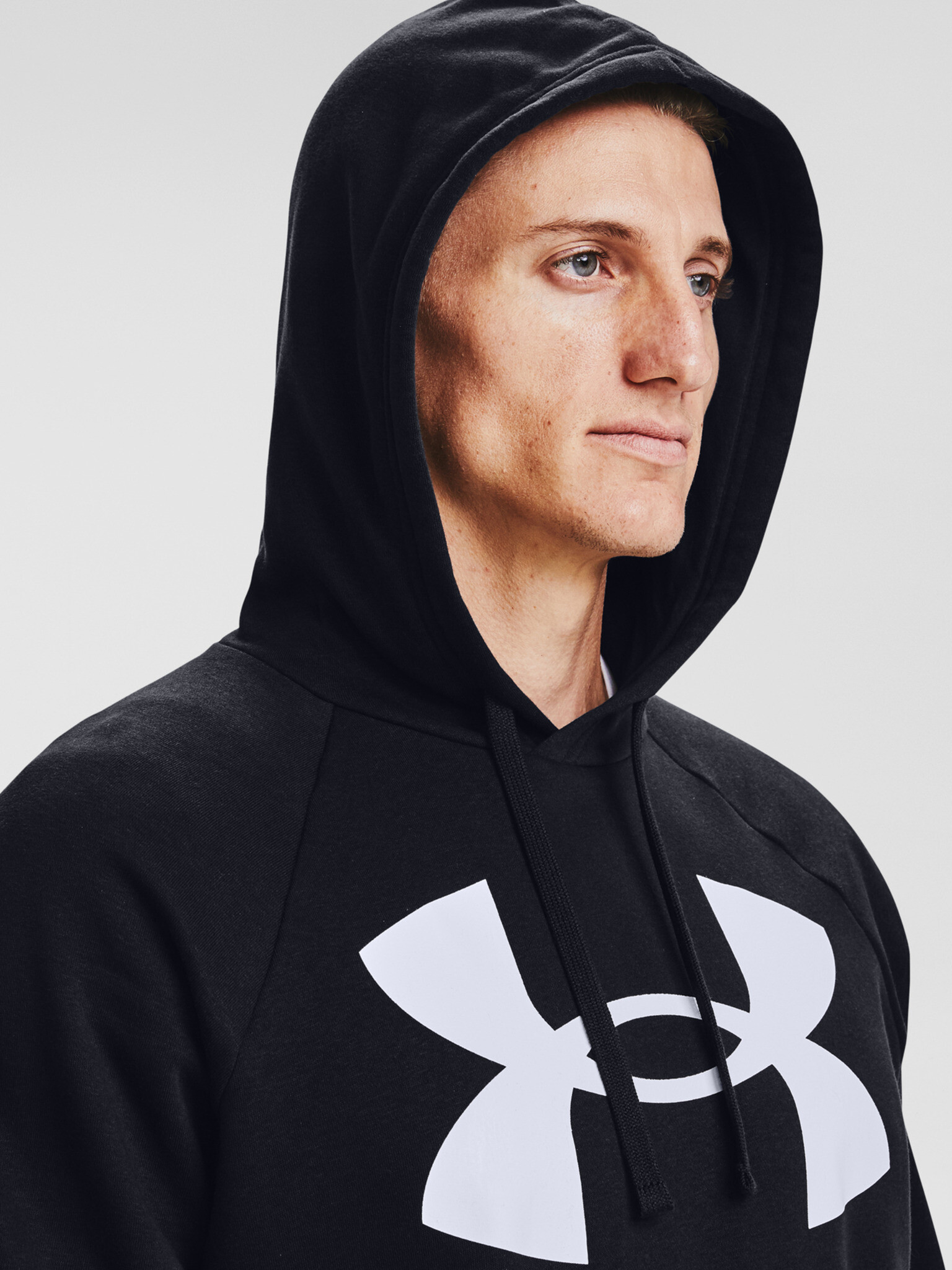 Under Armour UA Rival Fleece Big Logo HD Sweatshirt Cheren - Pepit.bg