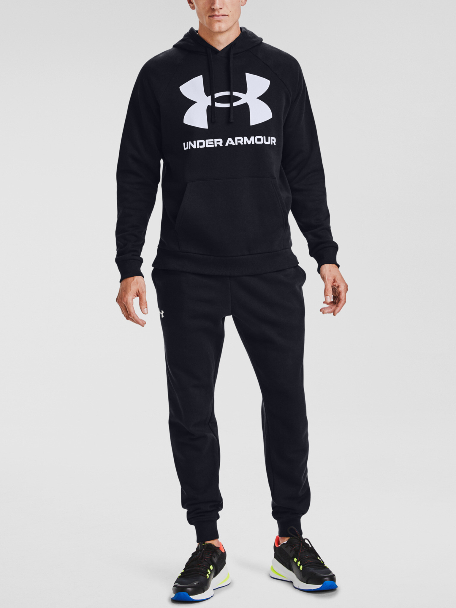 Under Armour UA Rival Fleece Big Logo HD Sweatshirt Cheren - Pepit.bg