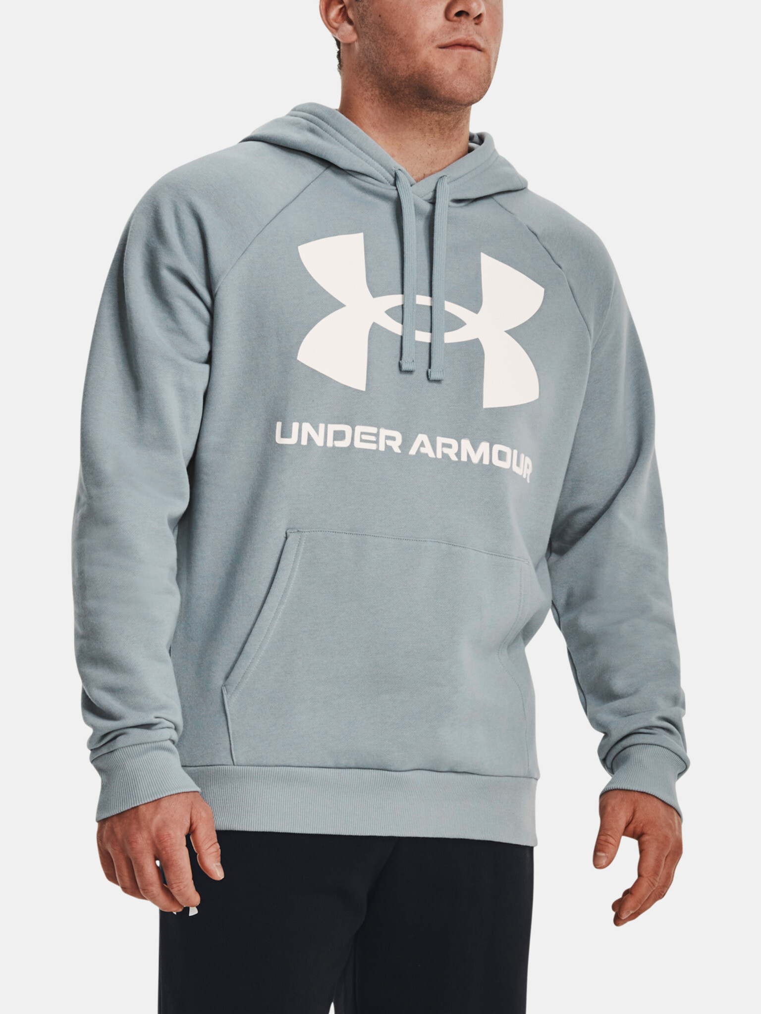 Under Armour UA Rival Fleece Big Logo HD Sweatshirt Sin - Pepit.bg