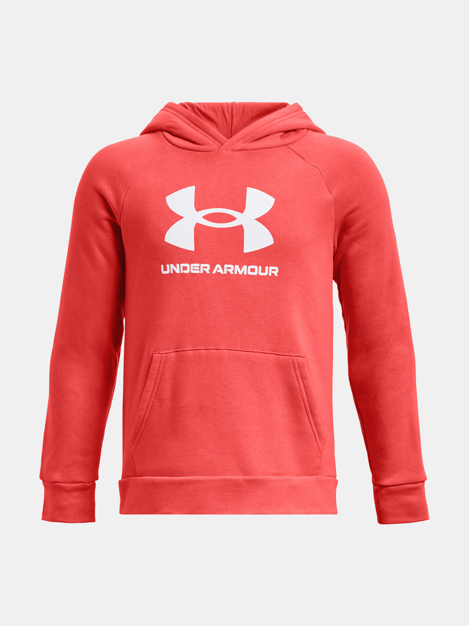 Under Armour UA Rival Fleece BL Hoodie Суитшърт детски Cherven - Pepit.bg