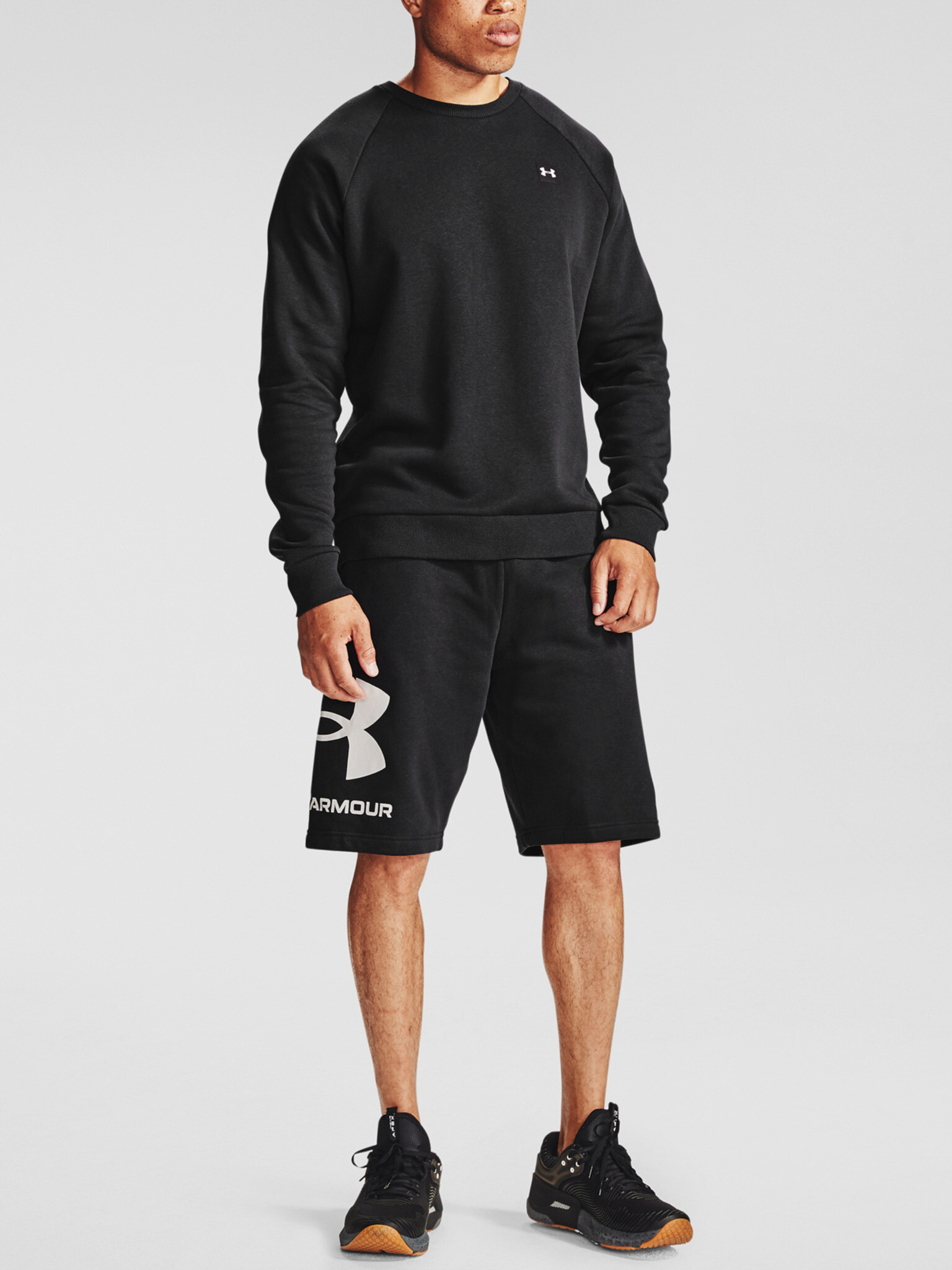 Under Armour UA Rival Fleece Crew-BLK Sweatshirt Cheren - Pepit.bg