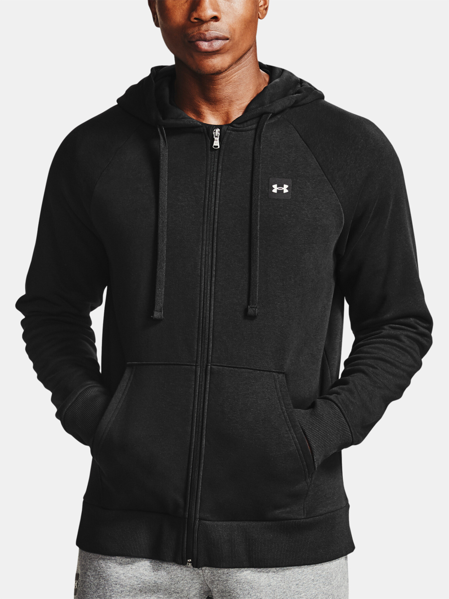 Under Armour UA Rival Fleece FZ Hoodie Sweatshirt Cheren - Pepit.bg