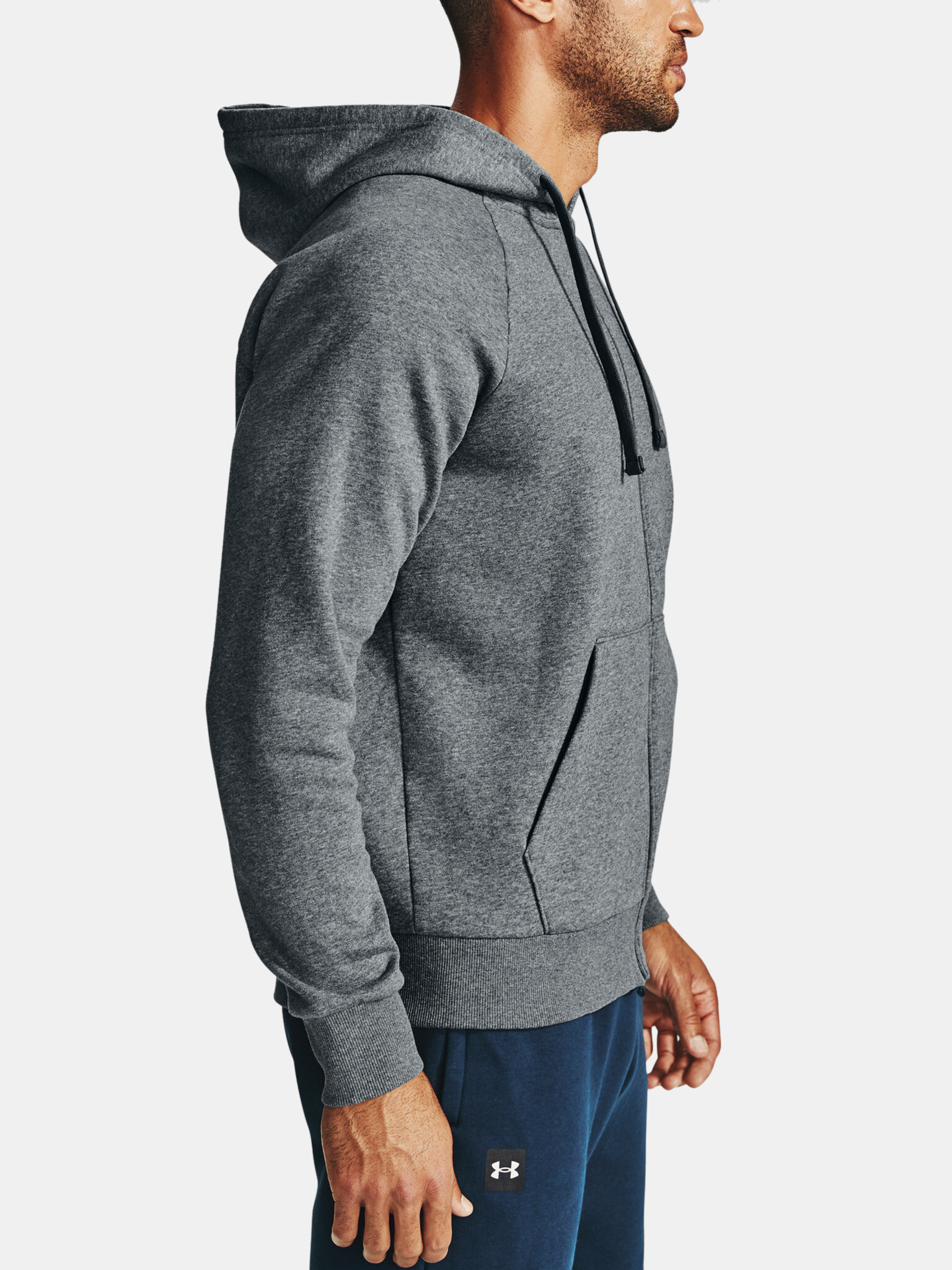 Under Armour UA Rival Fleece FZ Hoodie Sweatshirt Siv - Pepit.bg