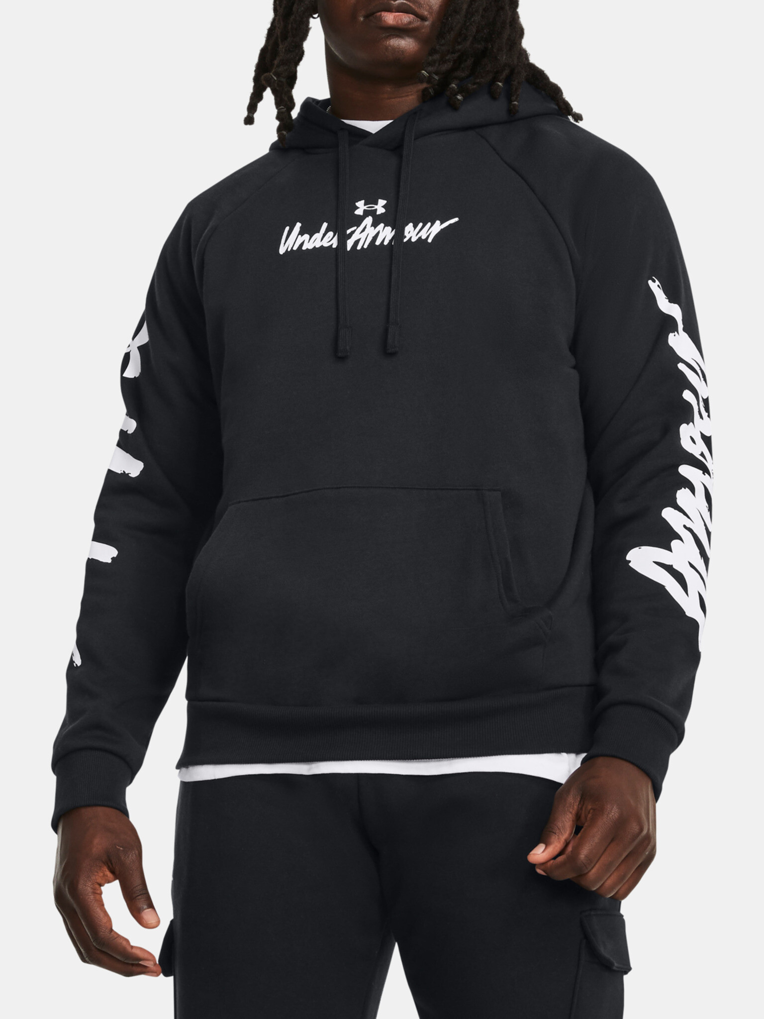 Under Armour UA Rival Fleece Graphic HD Sweatshirt Cheren - Pepit.bg