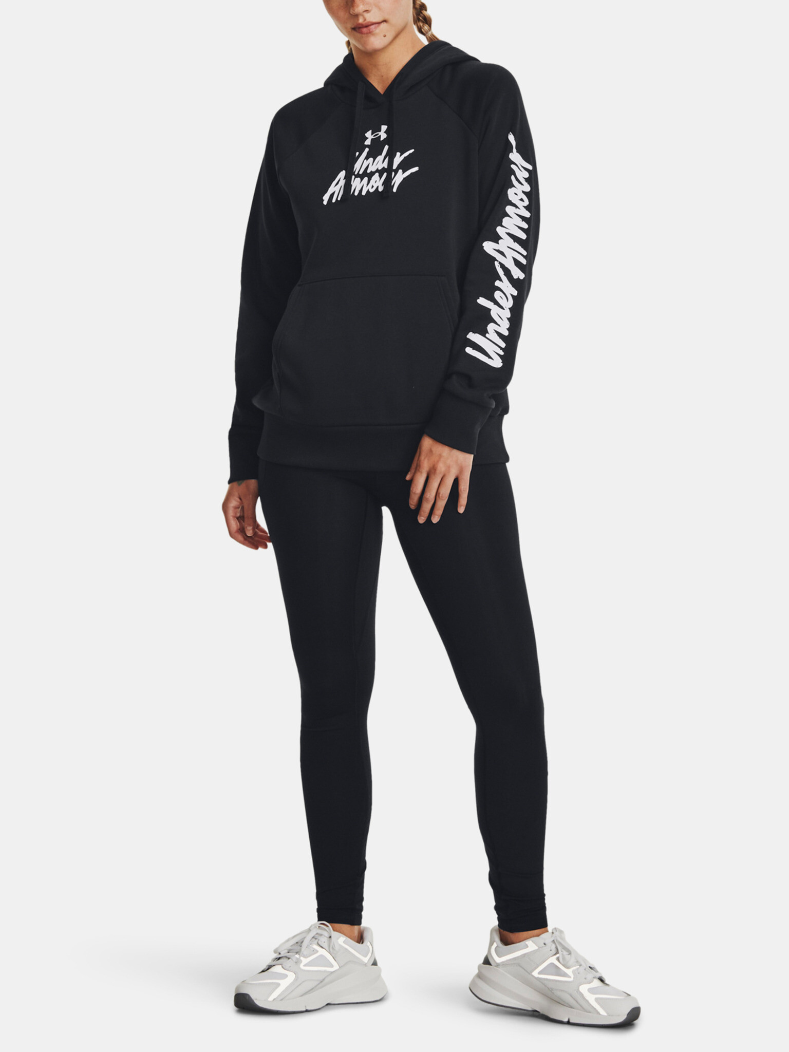 Under Armour UA Rival Fleece Graphic Hdy Sweatshirt Cheren - Pepit.bg