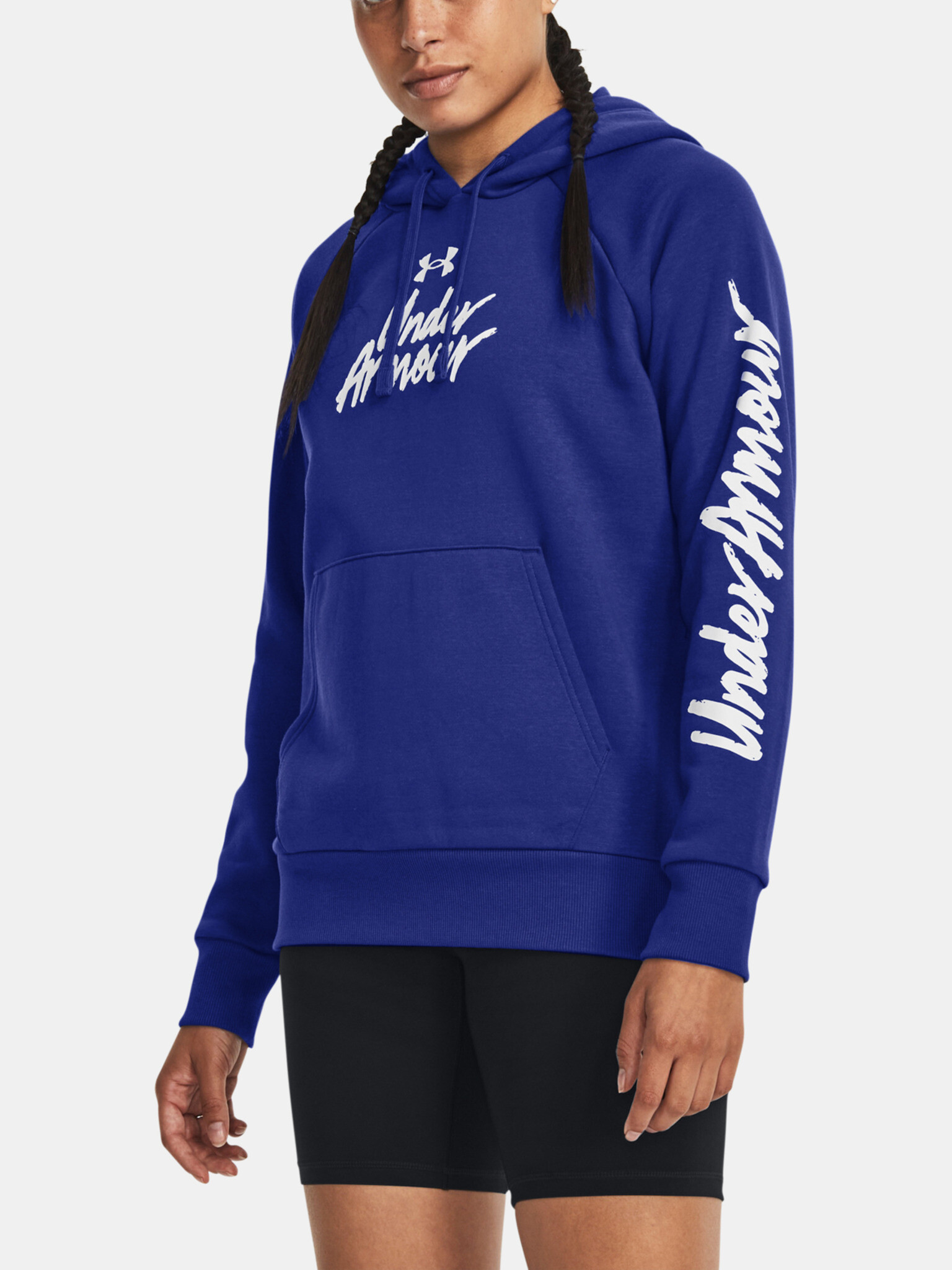 Under Armour UA Rival Fleece Graphic Hdy Sweatshirt Sin - Pepit.bg