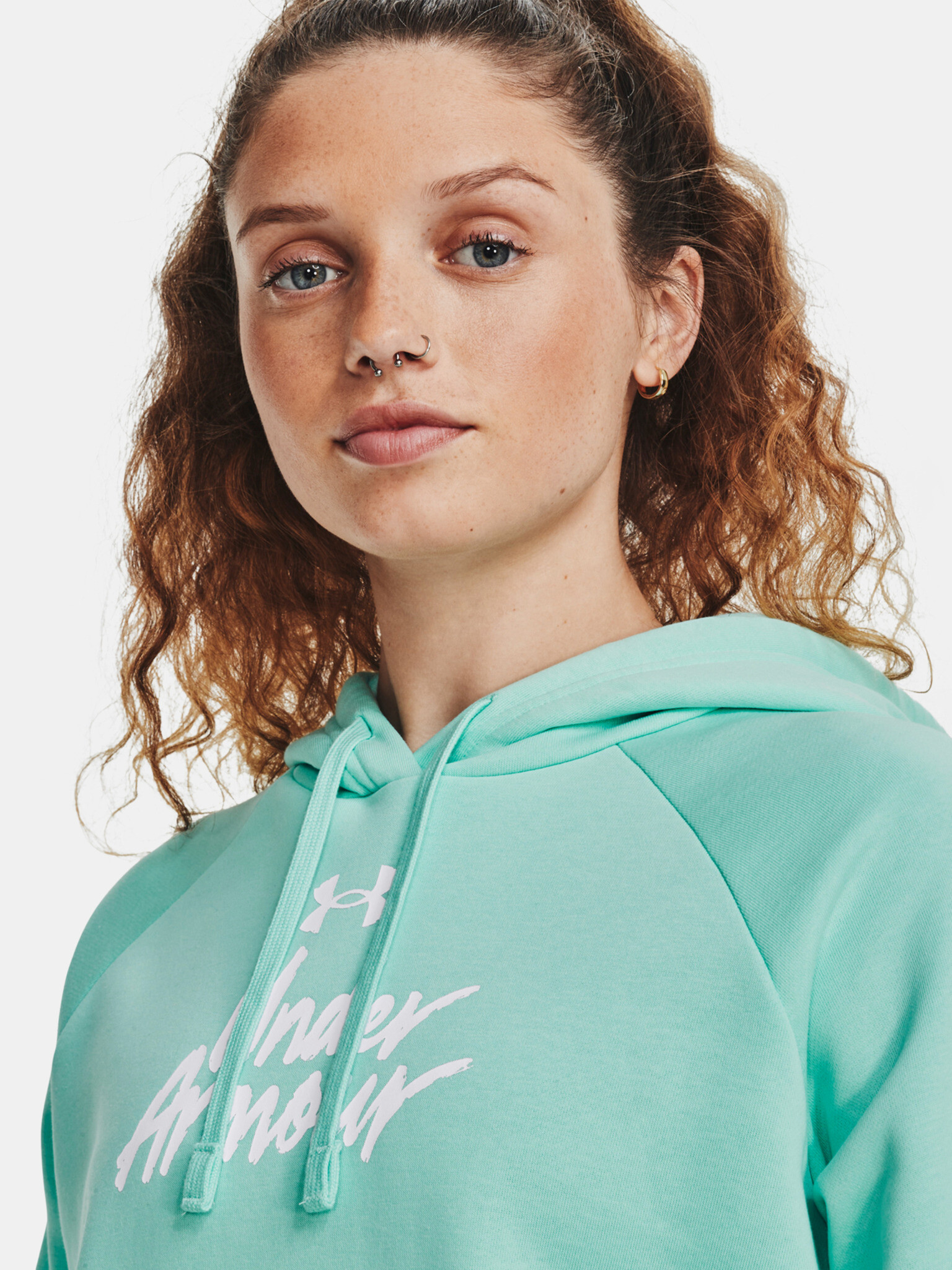 Under Armour UA Rival Fleece Graphic Hdy Sweatshirt Sin - Pepit.bg