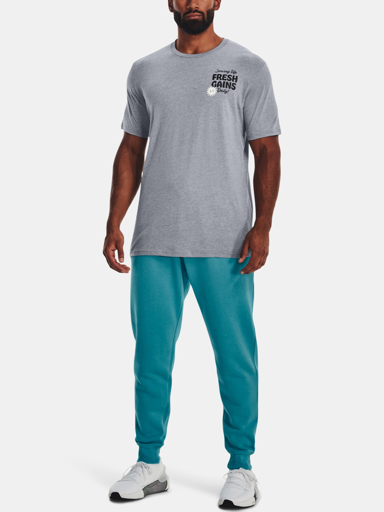 Under Armour UA Rival Fleece Joggers-BLU Долнище Sin - Pepit.bg