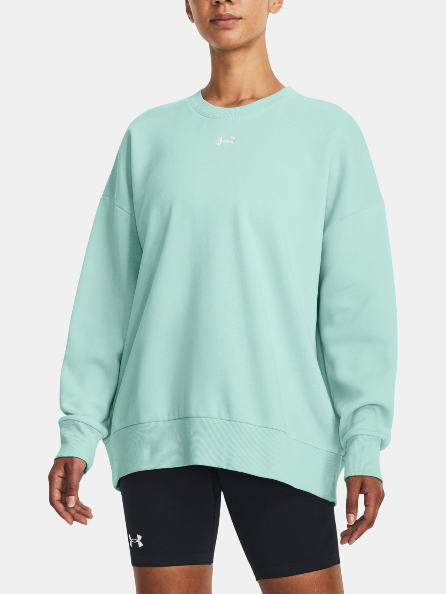 Under Armour UA Rival Fleece OS Crew Sweatshirt Sin - Pepit.bg