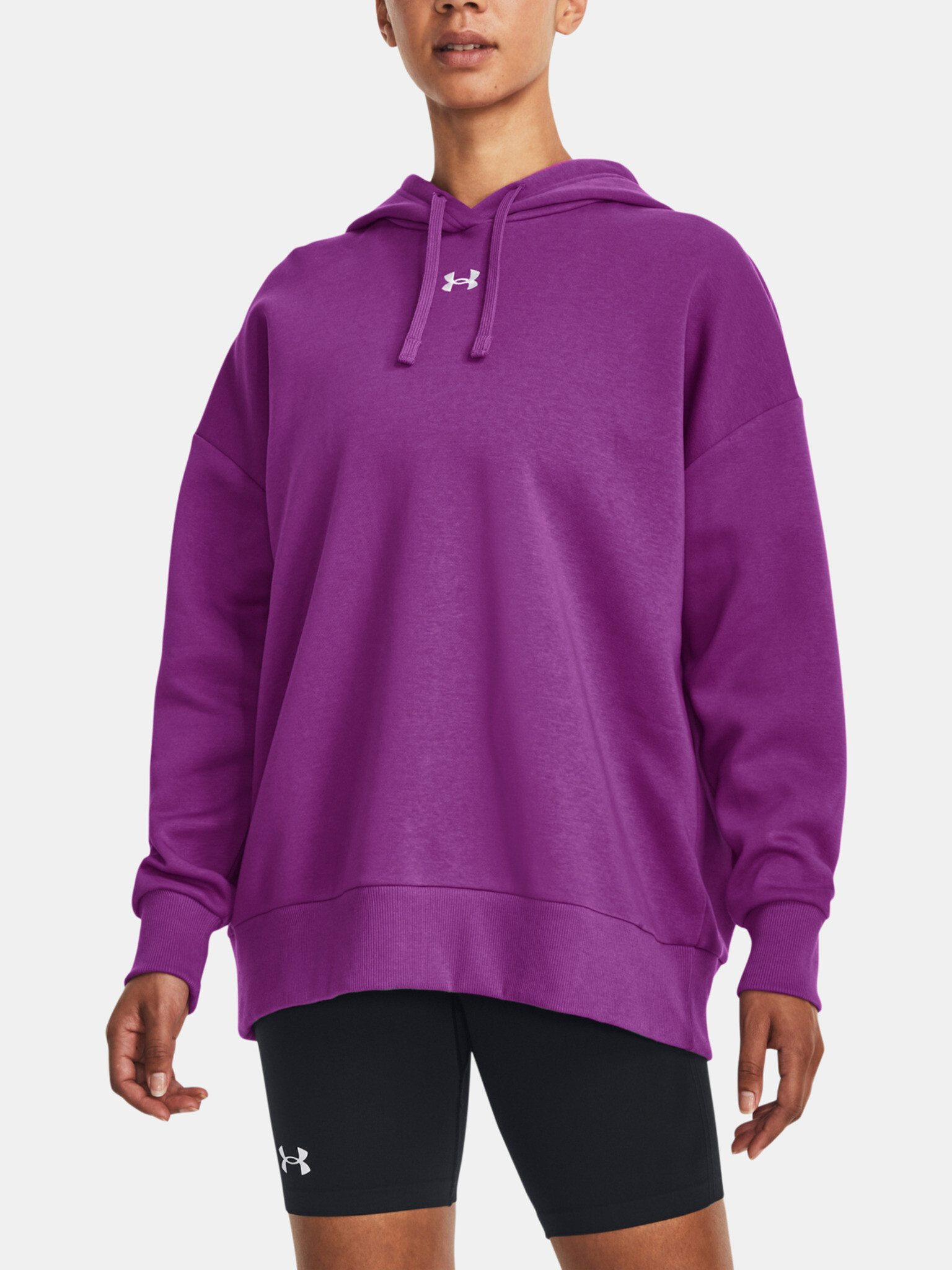 Under Armour UA Rival Fleece OS Hoodie Sweatshirt Lilav - Pepit.bg