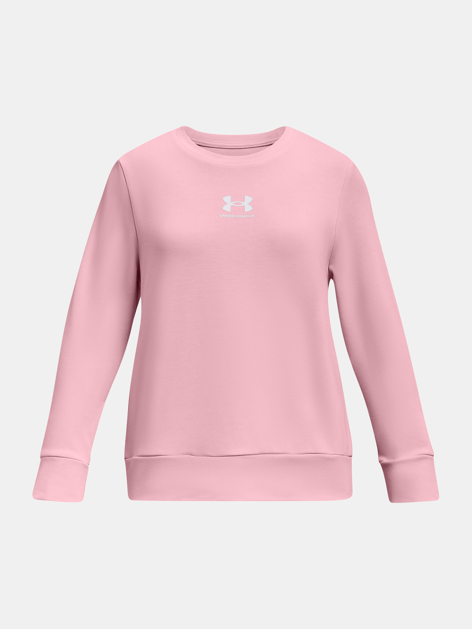 Under Armour UA Rival Terry Crew Суитшърт детски Rozov - Pepit.bg