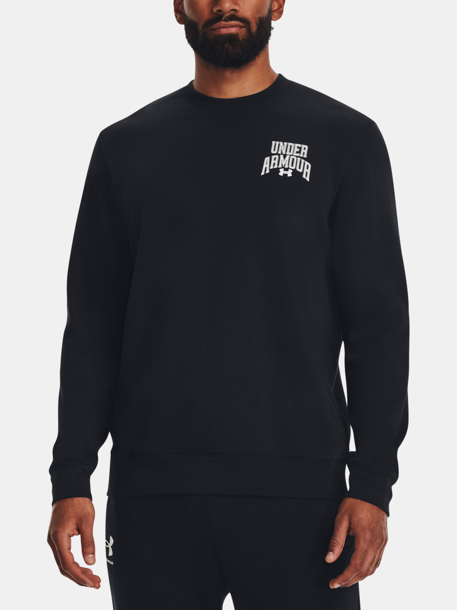 Under Armour UA Rival Terry Graphic Crew Sweatshirt Cheren - Pepit.bg