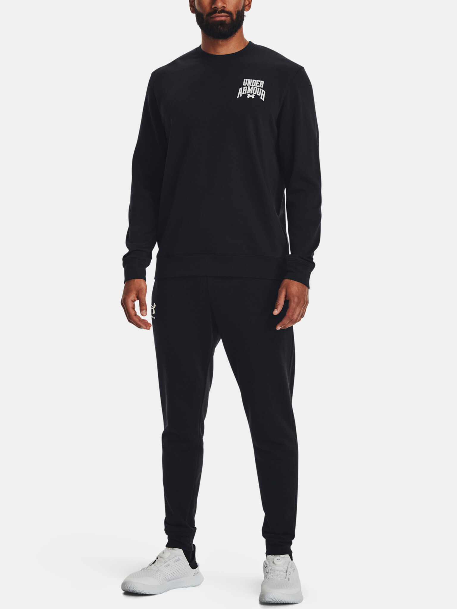 Under Armour UA Rival Terry Graphic Crew Sweatshirt Cheren - Pepit.bg