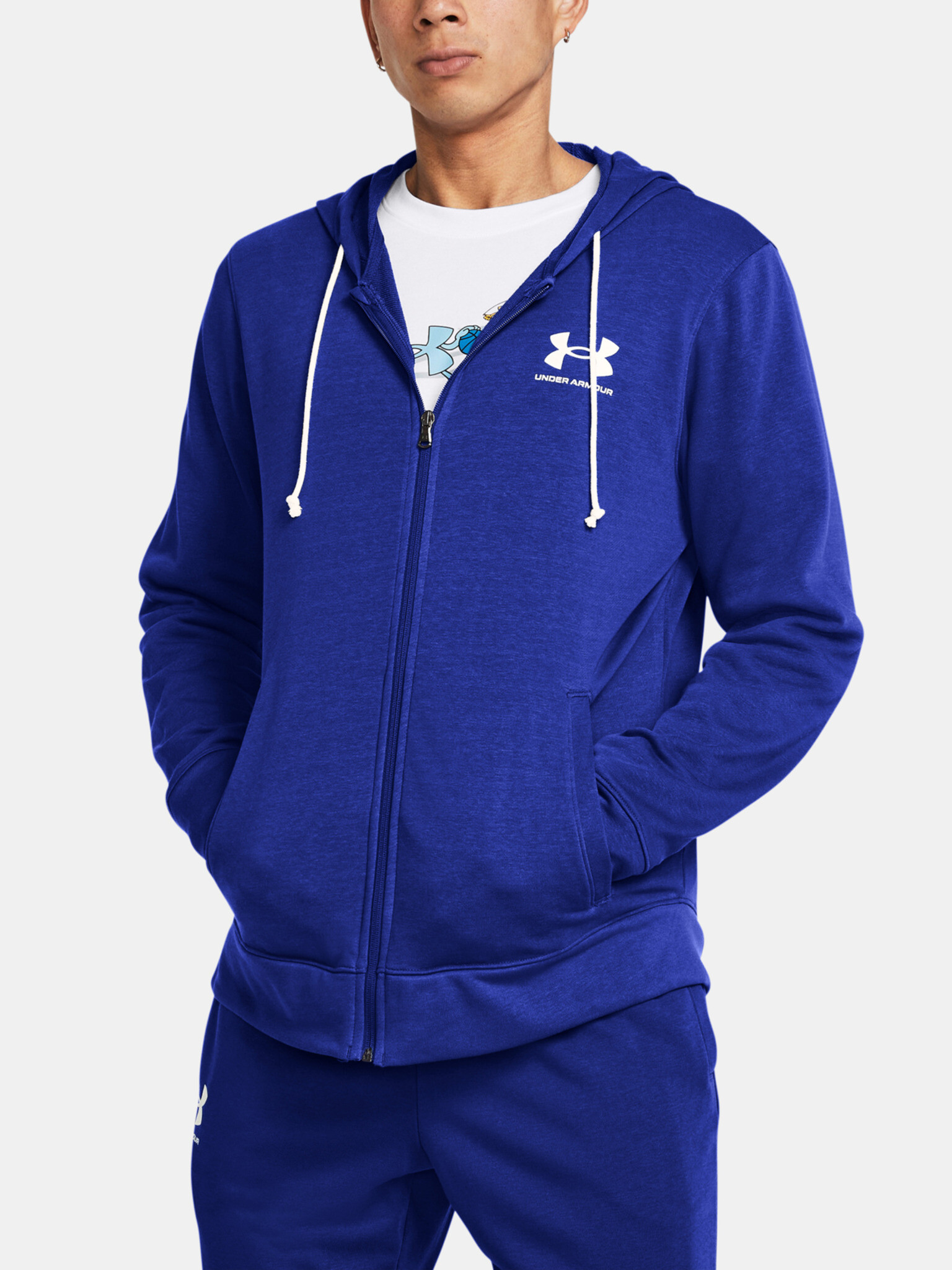 Under Armour UA Rival Terry LC FZ Sweatshirt Sin - Pepit.bg