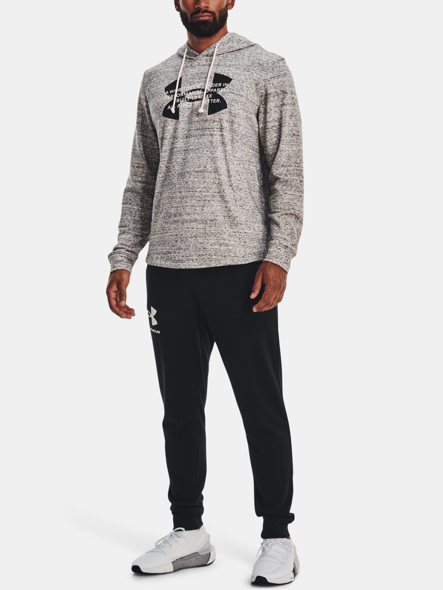 Under Armour UA Rival Terry Logo Sweatshirt Siv - Pepit.bg