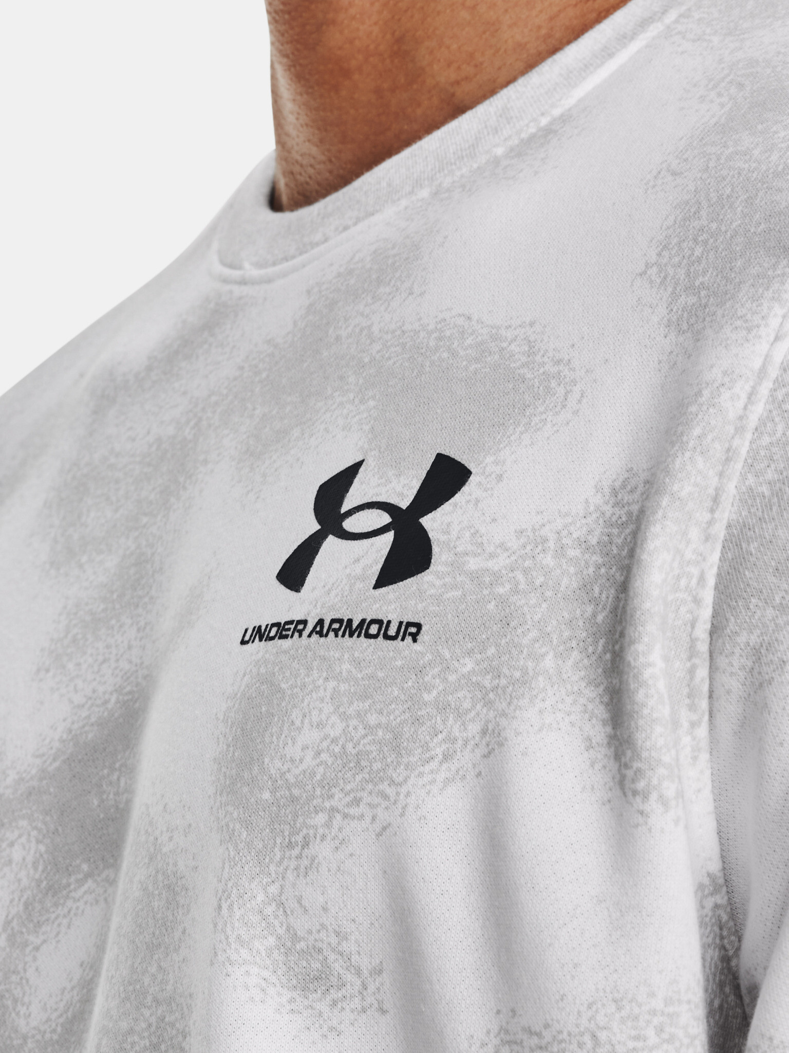 Under Armour UA Rival Terry Nov Crew Sweatshirt Byal - Pepit.bg