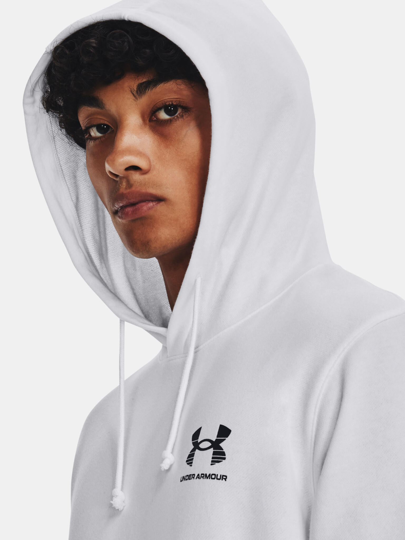 Under Armour UA Rival Terry Nov SS HD Sweatshirt Byal - Pepit.bg