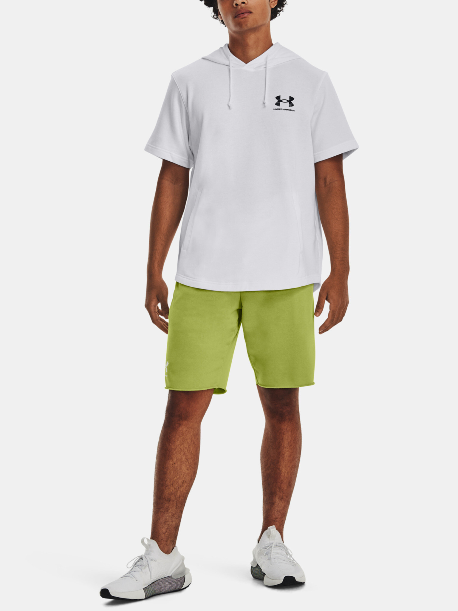 Under Armour UA Rival Terry Nov SS HD Sweatshirt Byal - Pepit.bg