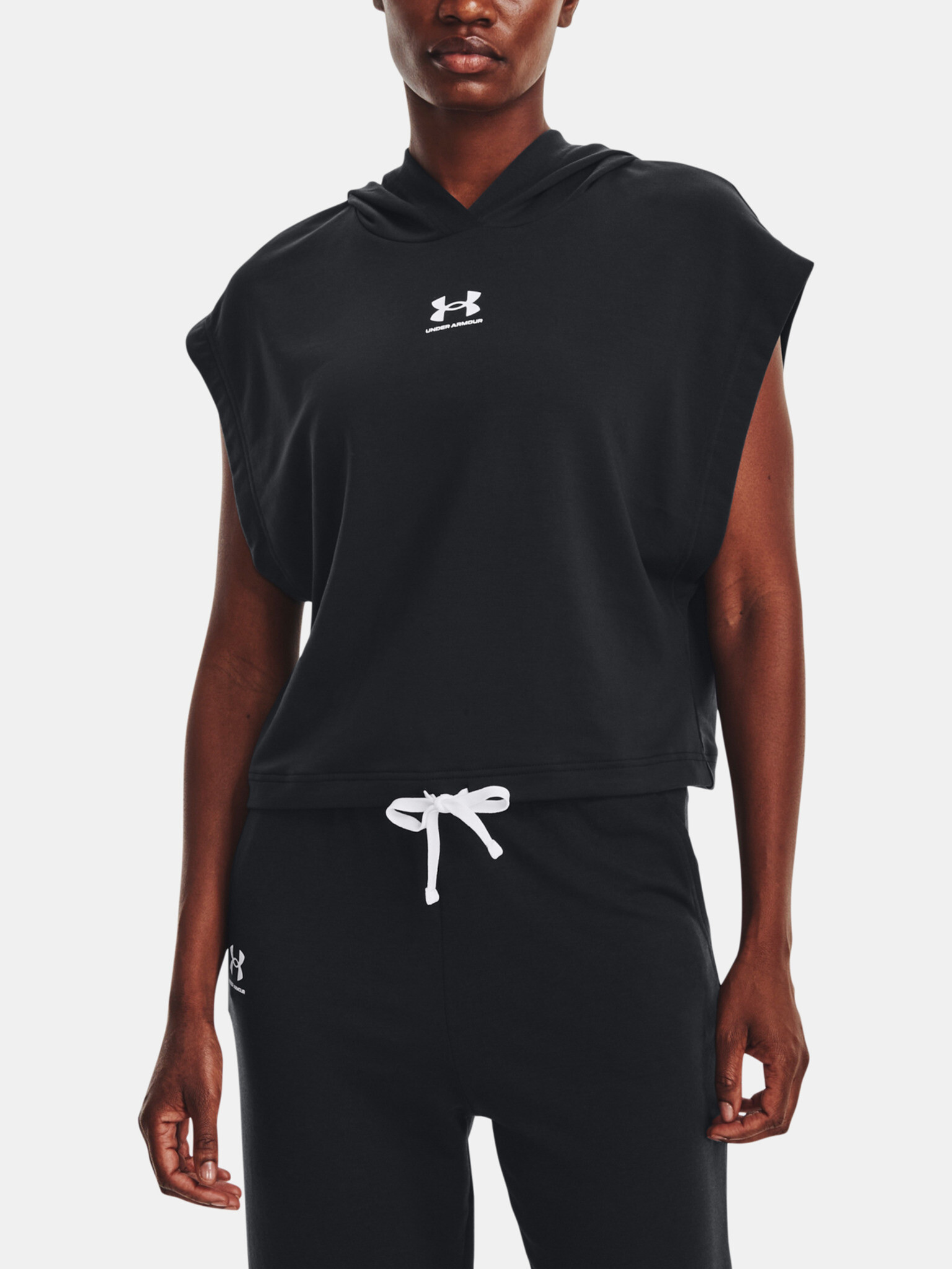 Under Armour UA Rival Terry SS Hoodie Sweatshirt Cheren - Pepit.bg