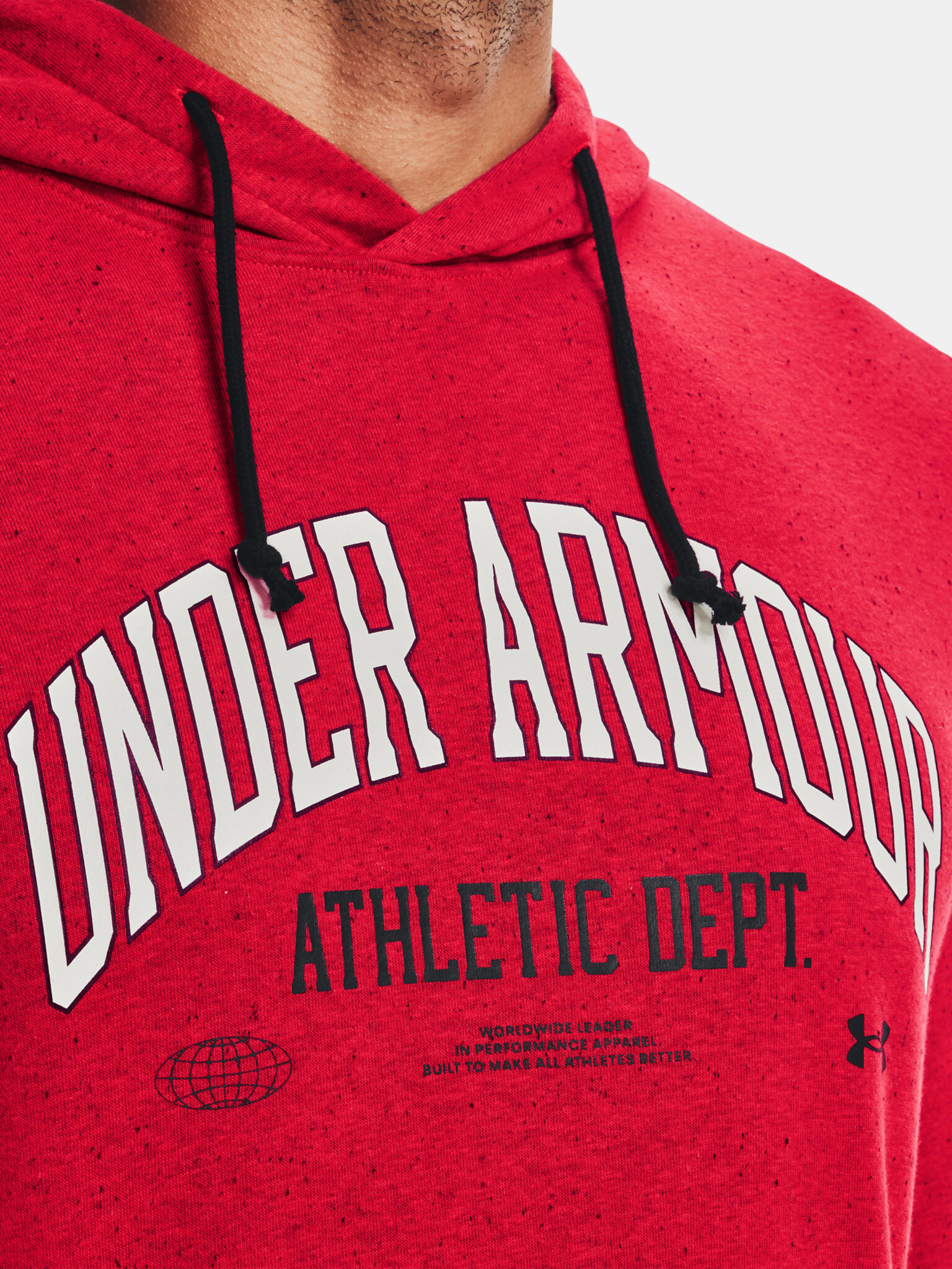 Under Armour UA Rival Try Athlc Dept HD Sweatshirt Cherven - Pepit.bg