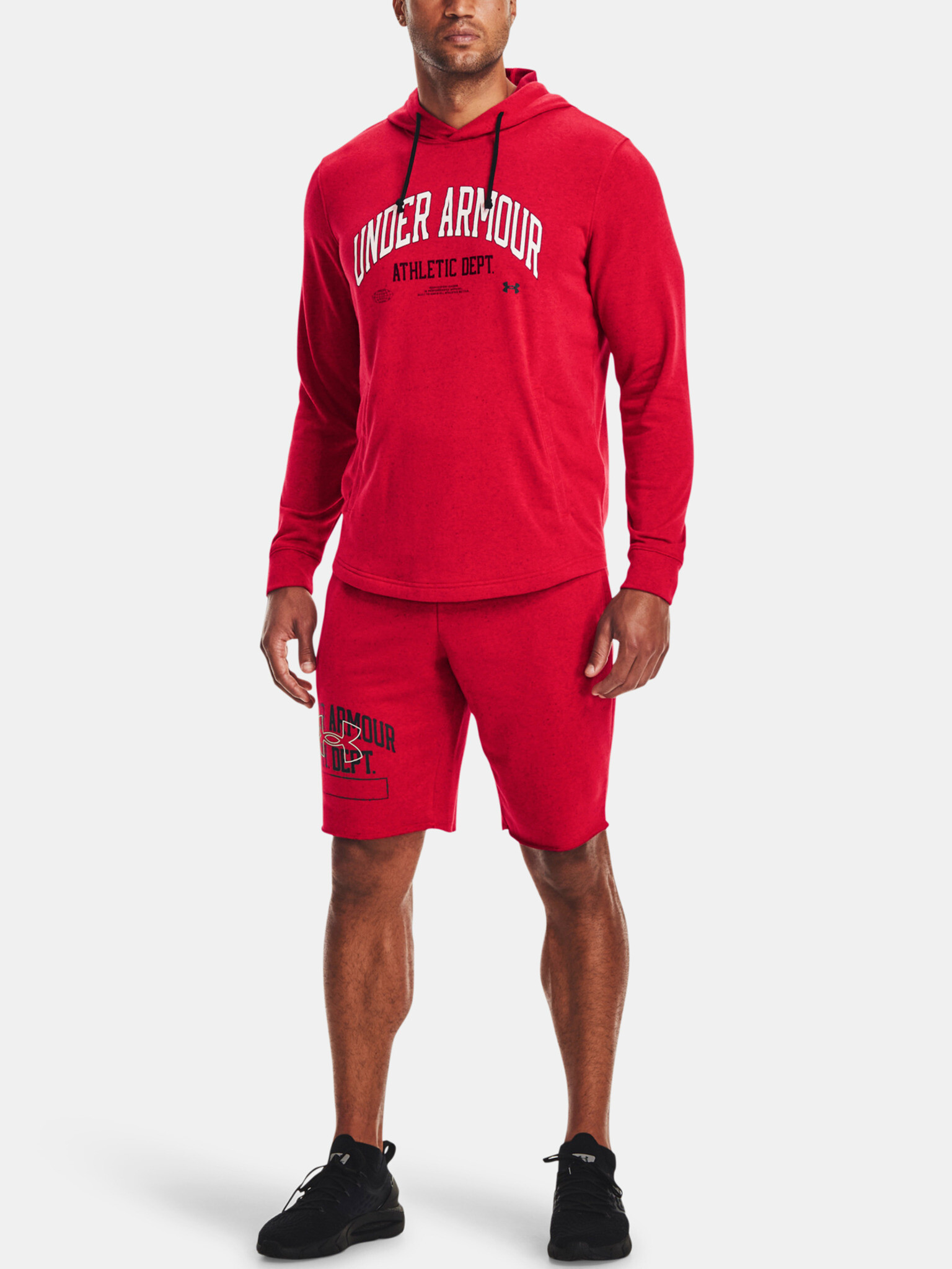 Under Armour UA Rival Try Athlc Dept HD Sweatshirt Cherven - Pepit.bg