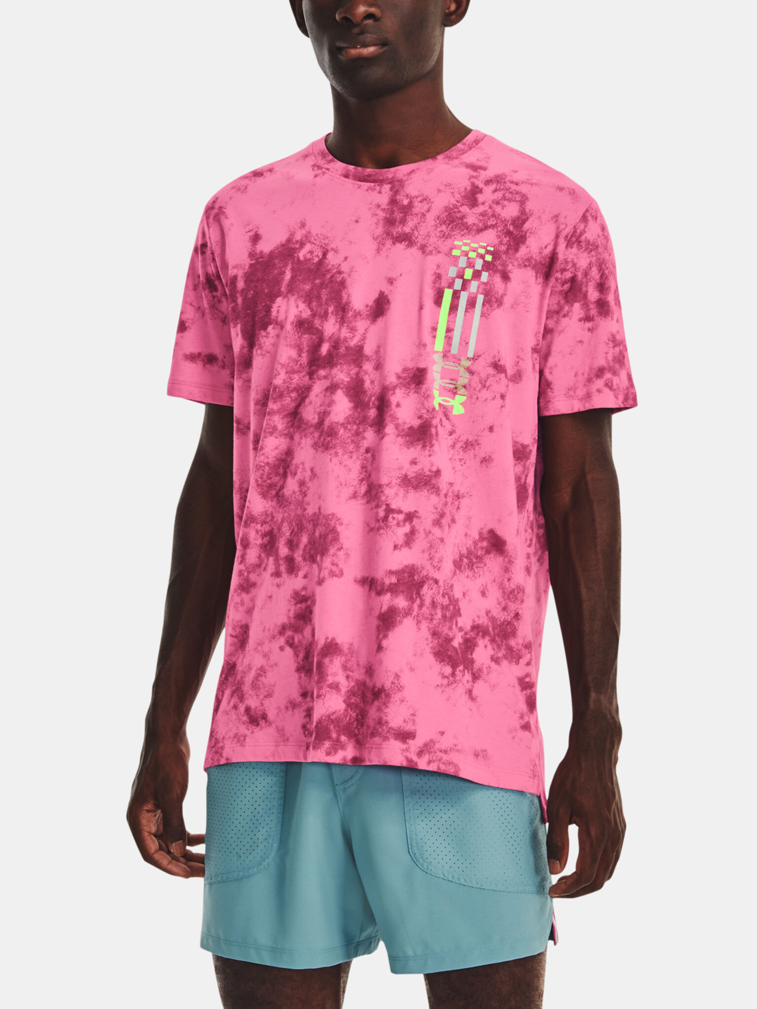 Under Armour UA Run Anywhere SS T-shirt Rozov - Pepit.bg